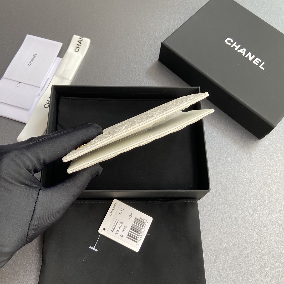 [Chanel] 샤넬 램스킨 퀼팅 패스포트 홀더/여권 지갑