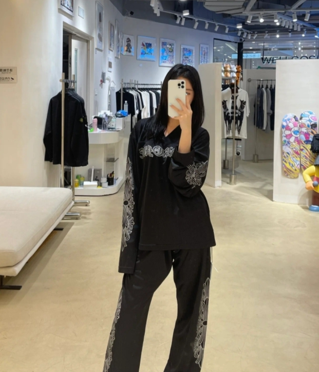 크롬하츠(CHROME HEARTS) 메쉬 아이스하키 저지 상의 의류