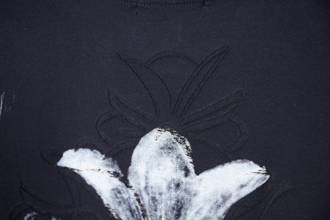 크롬하츠(Chrome Hearts) 레이저 패턴 반팔 티셔츠 상의 의류