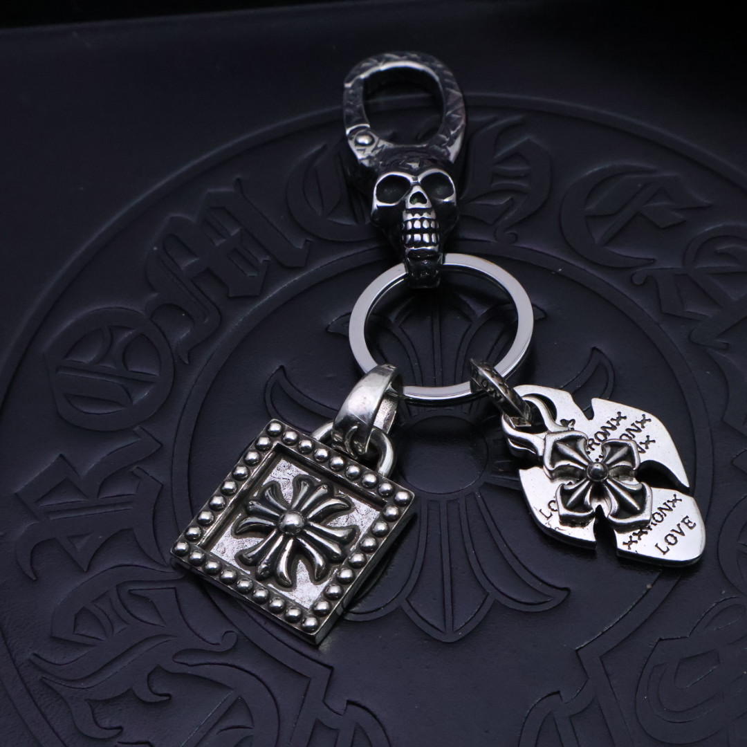 크롬하츠(CHROME HEARTS) 실버 키링 백참 악세사리