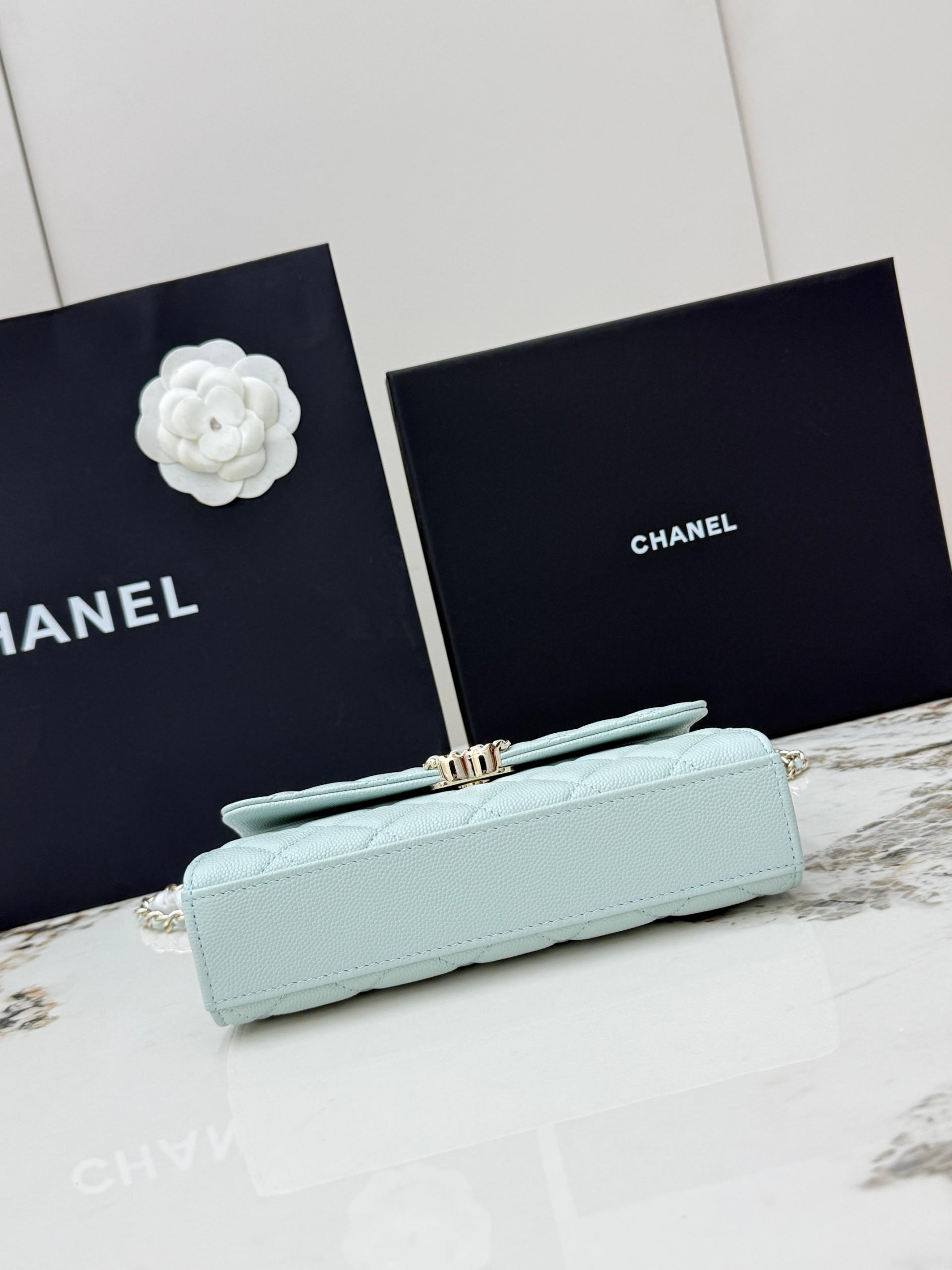 Chanel 25S 샤넬 캐비어 카우레더 Kelly 핸들백 가방