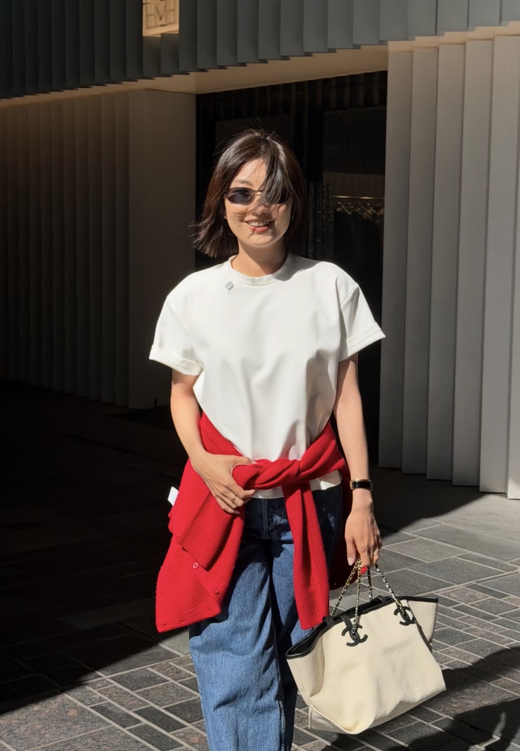 [Chanel] 샤넬 26SS 스위블 토트 쇼퍼백 (캔버스/레더) 가방