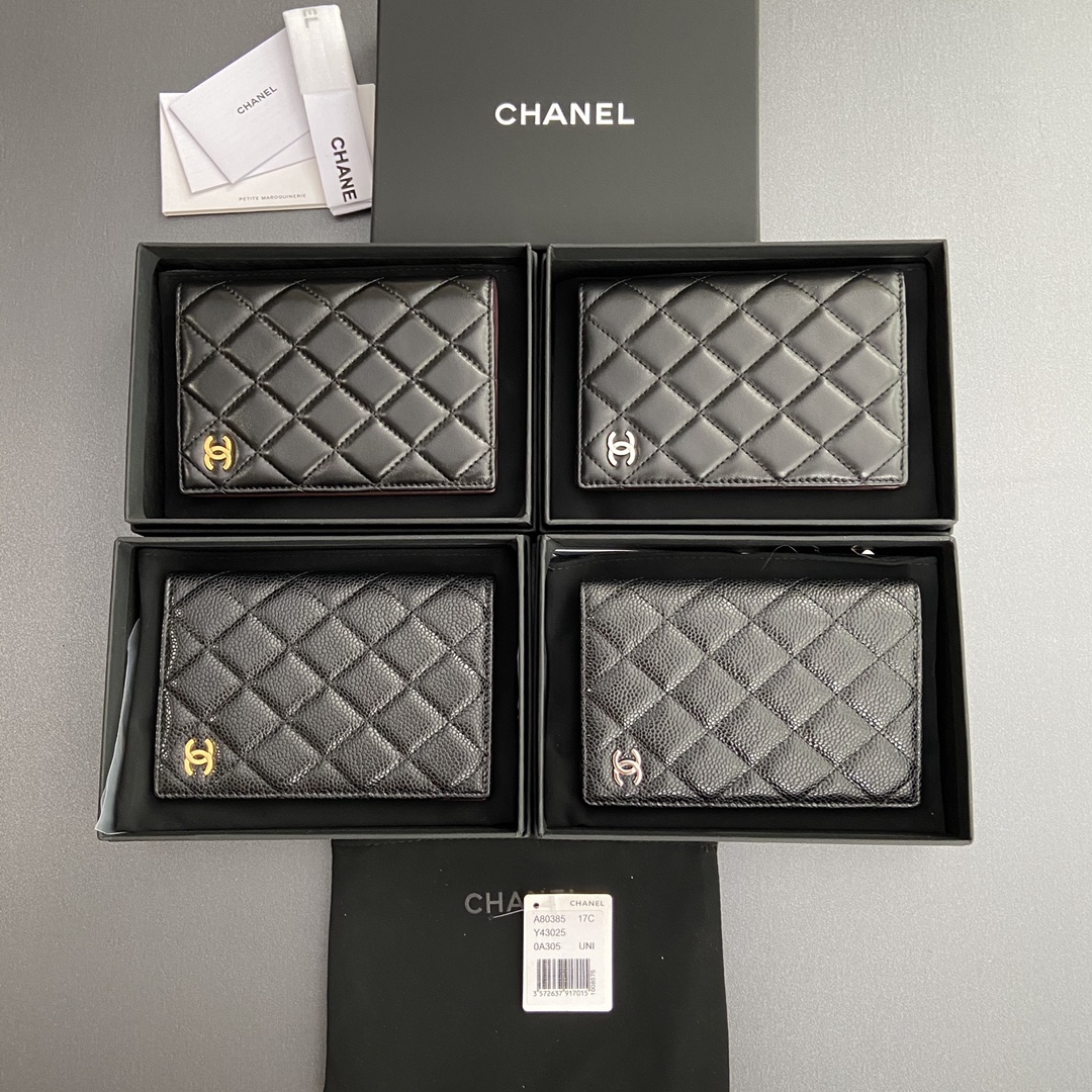 [Chanel] 샤넬 퀼팅 레더 패스포트 홀더/여권 지갑