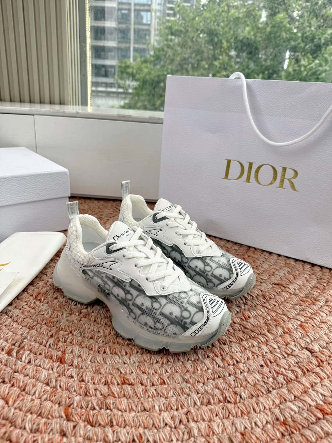 디올(DIOR) CD 로고 스니커즈 신발
