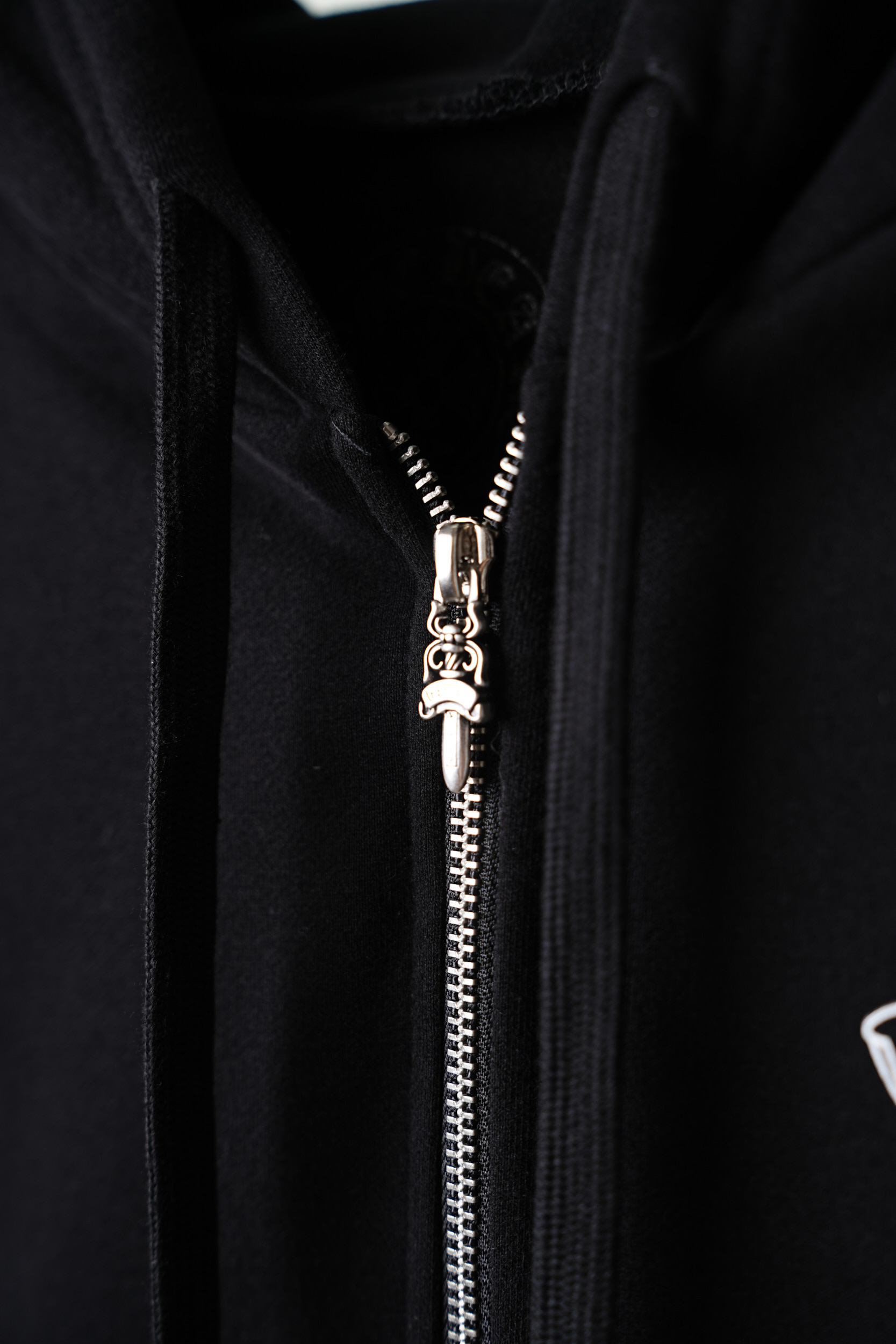 크롬하츠(CHROME HEARTS) 로고 프린트 후드 집업 상의 의류
