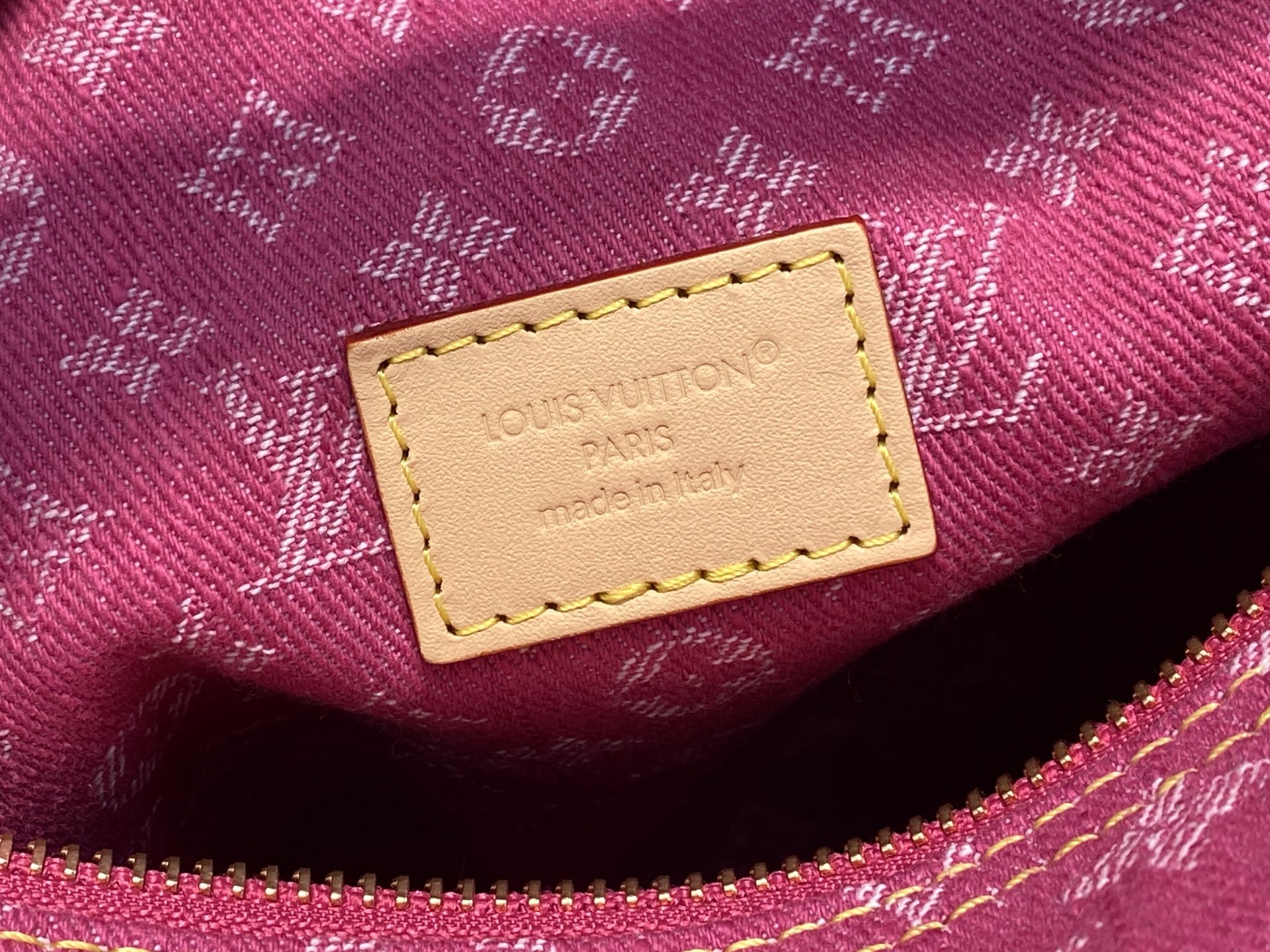 [Louis Vuitton] LV 루이비통 BAGGY 데님 랑데뷰 배기 백 핸드백 가방