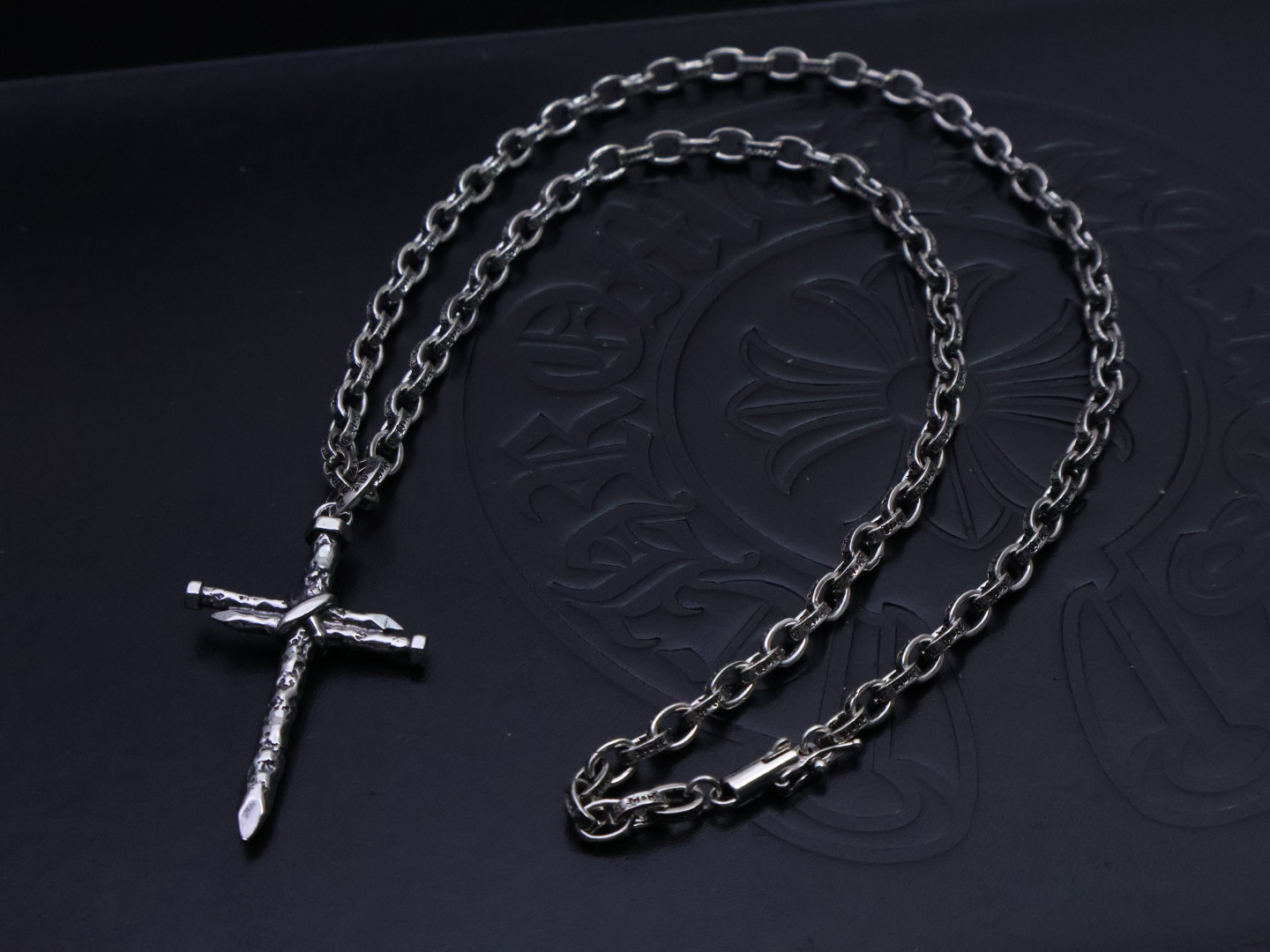 크롬하츠(CHROME HEARTS) 체인 크로스 펜던트 목걸이