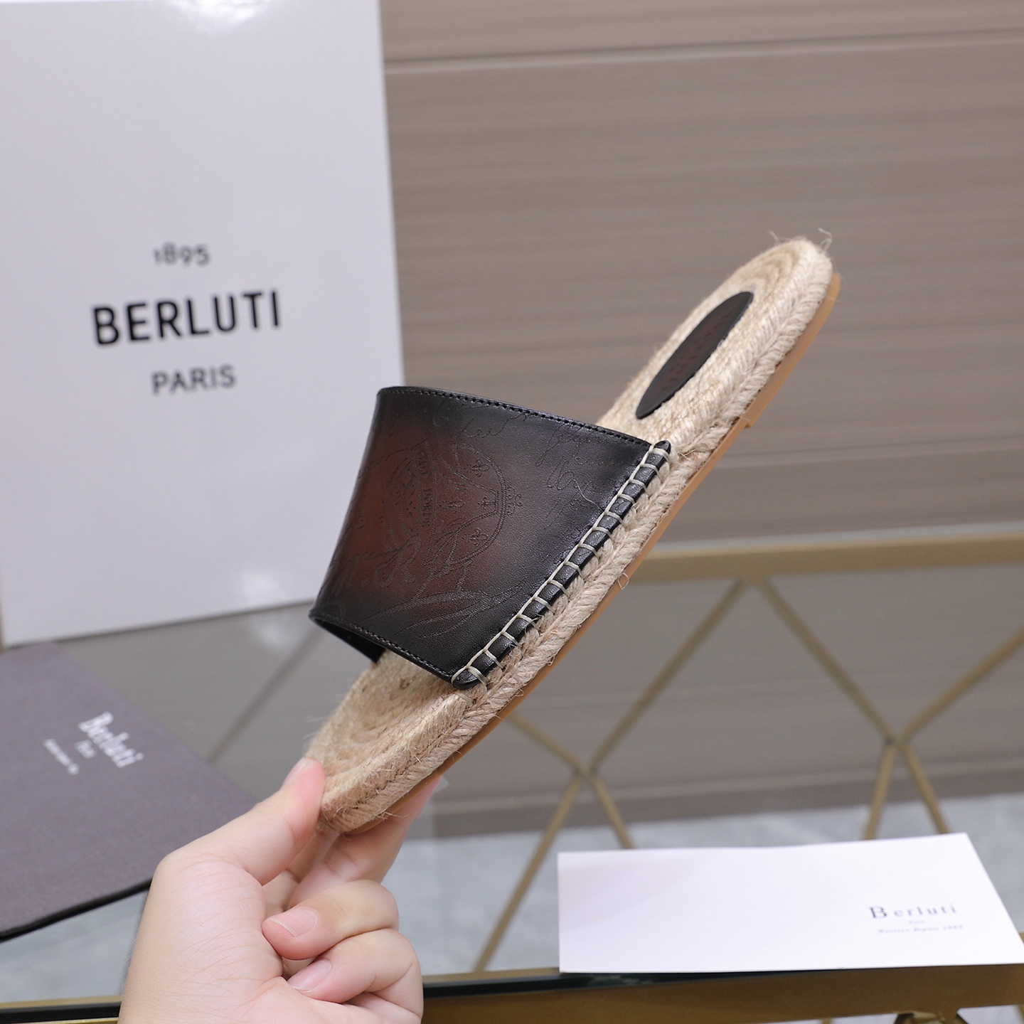 Berluti 벨루티 에지(Edge) Alessandro 알레산드로 슬리퍼 신발
