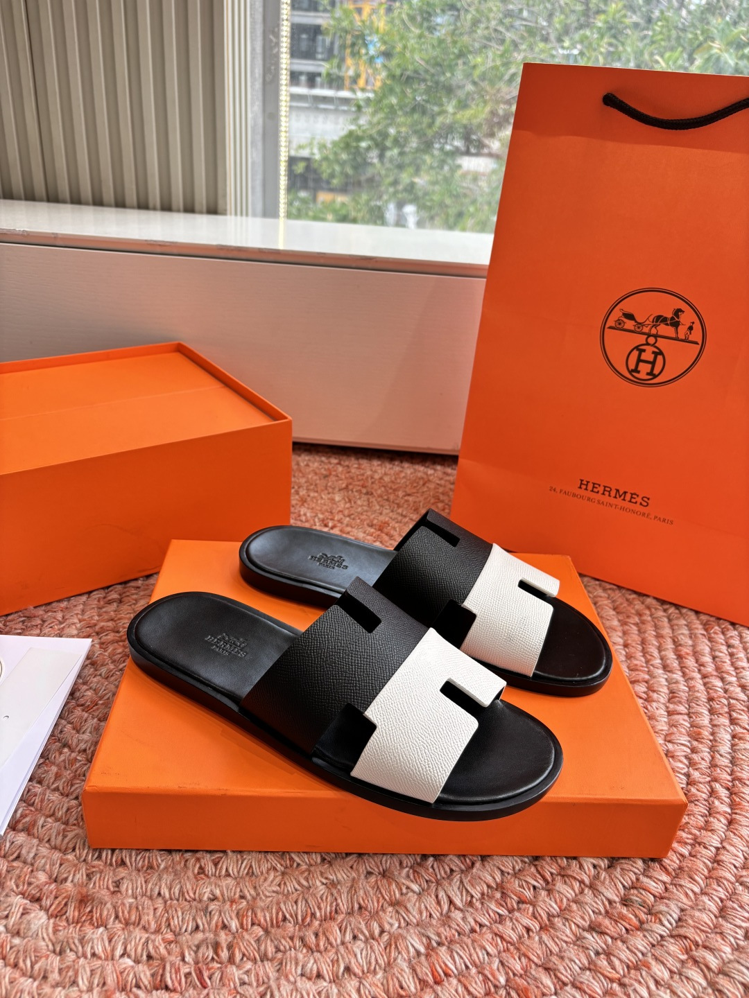 에르메스(HERMES) H 스트랩 슬리퍼 샌들 신발 복제