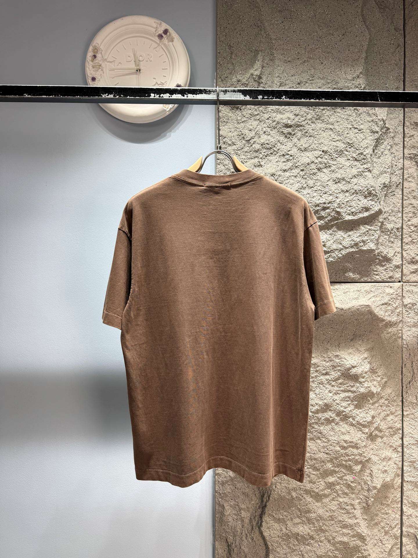 알렉산더왕(Alexander Wang) 레터링 그래픽 워싱 반팔 티셔츠 상의 의류