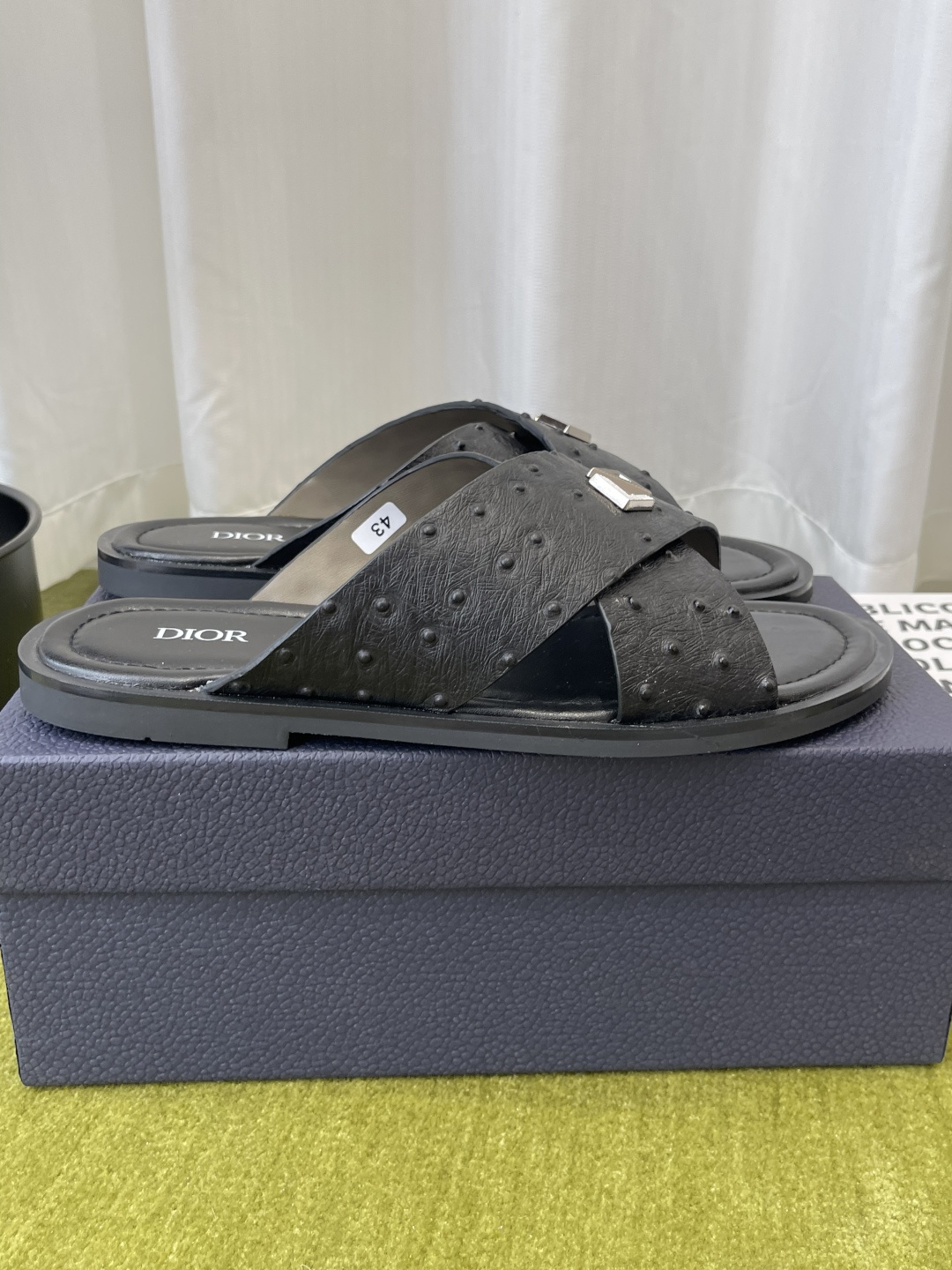 디올(Dior) 오블리크 크로스 슬리퍼 신발