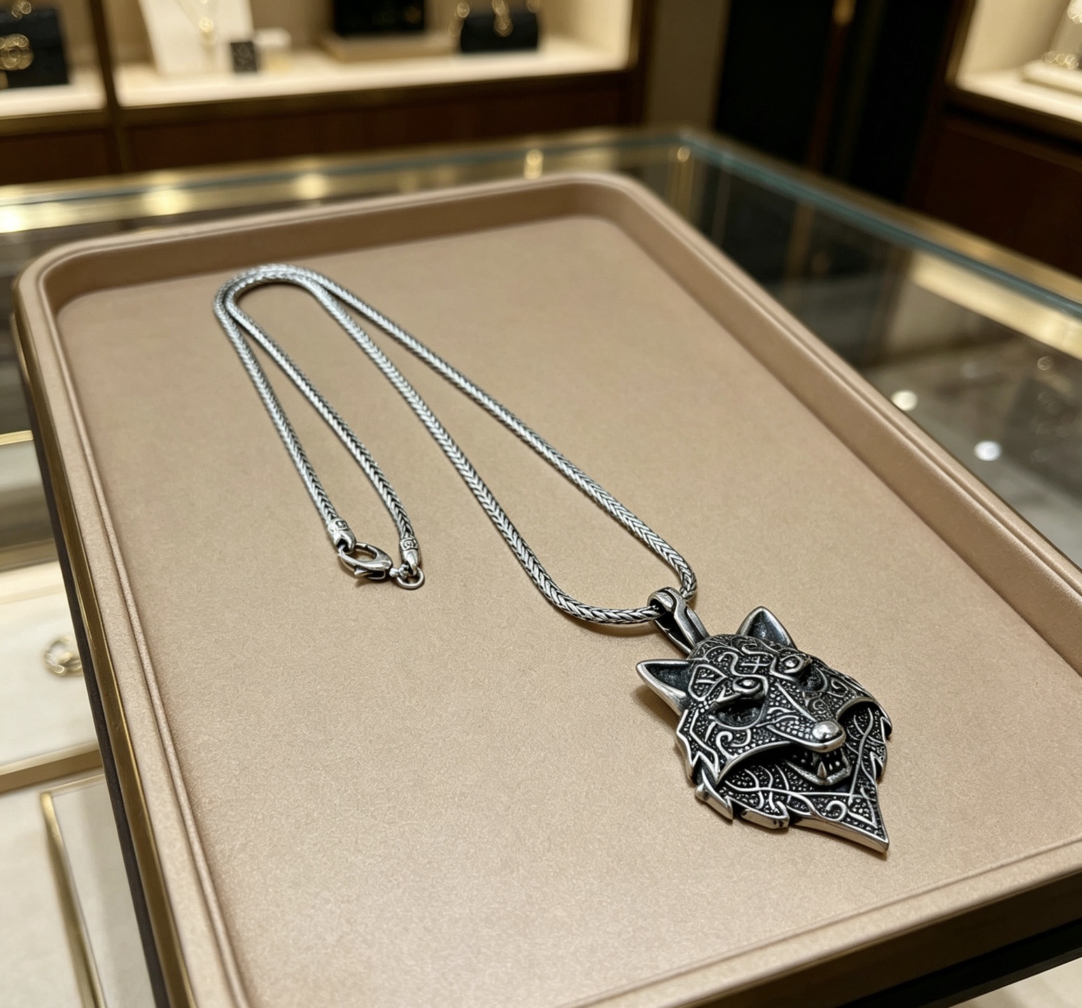 구찌(GUCCI) 더블 G 아트 펜던트 목걸이 악세사리
