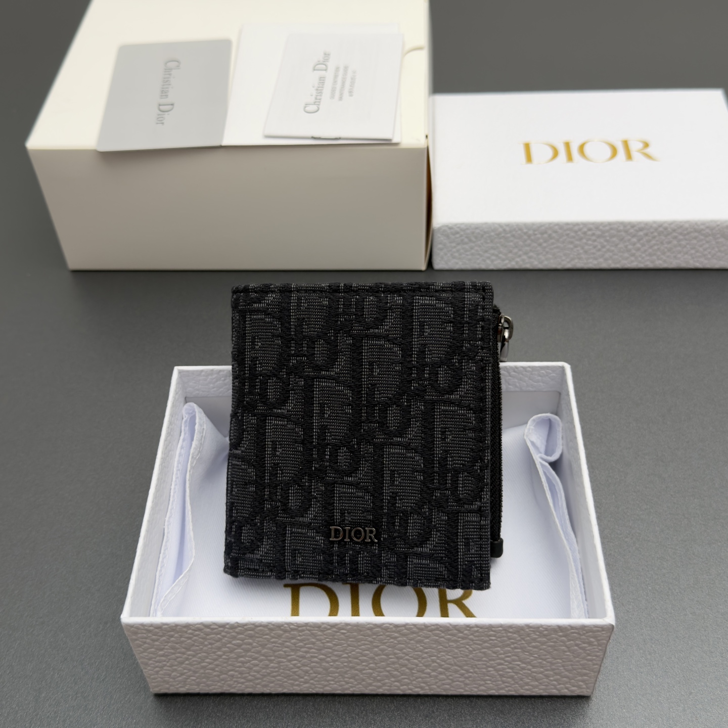 Dior 디올 맨즈 버티컬 바이폴드 지갑