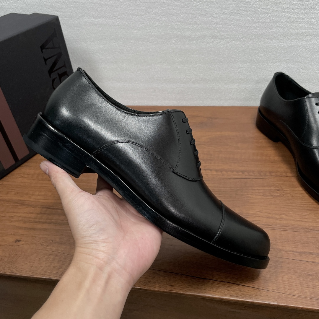 Zegna 제냐 브러쉬드 오피스 정장화 (옥스퍼드) 구두 신발