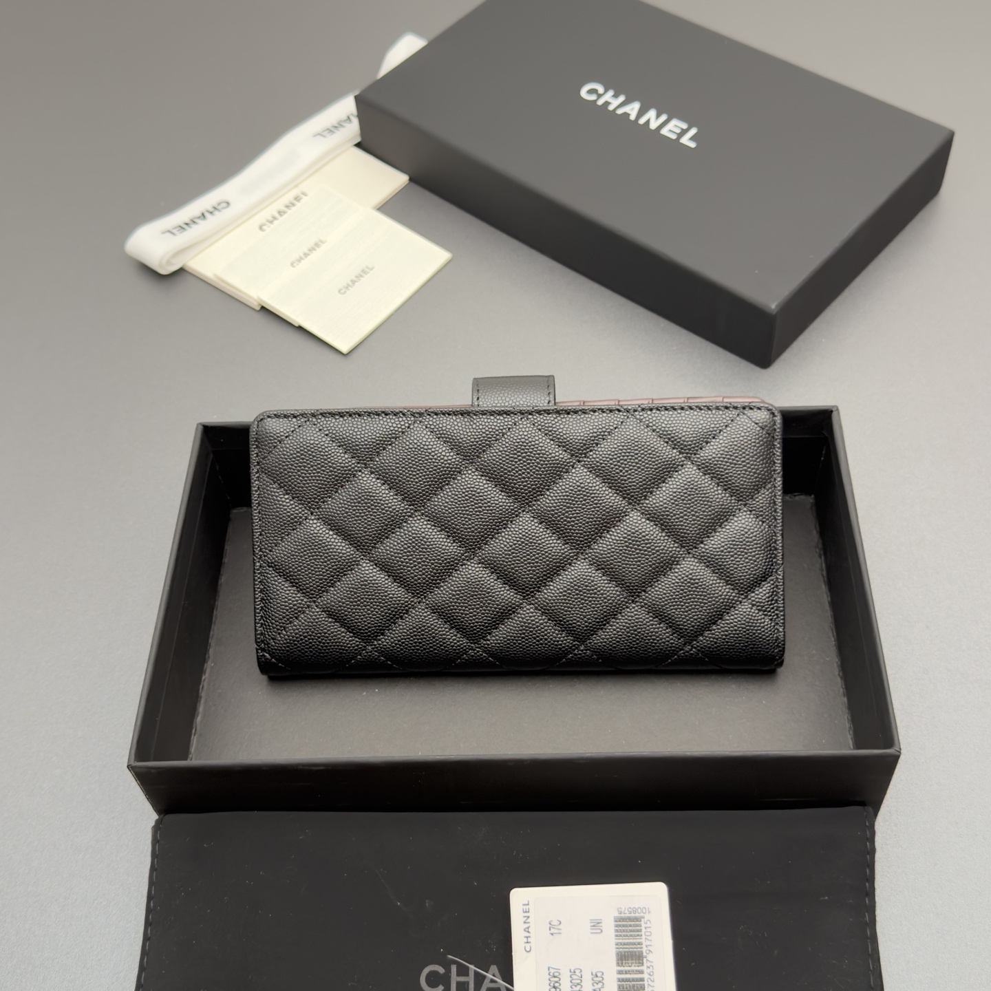 Chanel 샤넬 퀼팅 롱 월렛 지갑