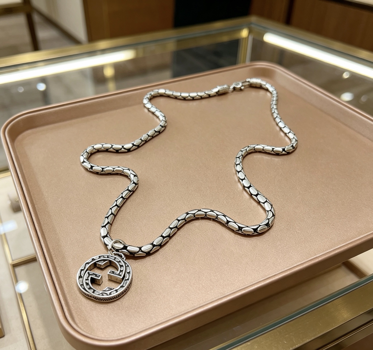 구찌(GUCCI) 빈티지 체인 목걸이 악세사리