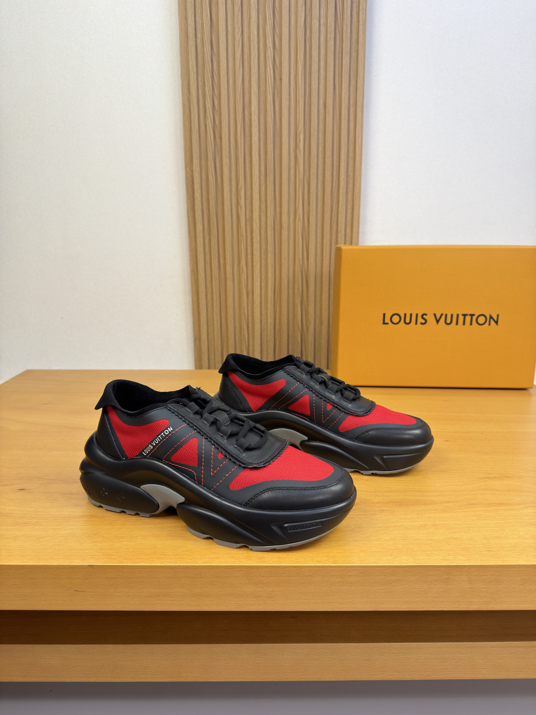 [Louis Vuitton] LV 루이비통 나파 레더 믹스 스니커즈 신발