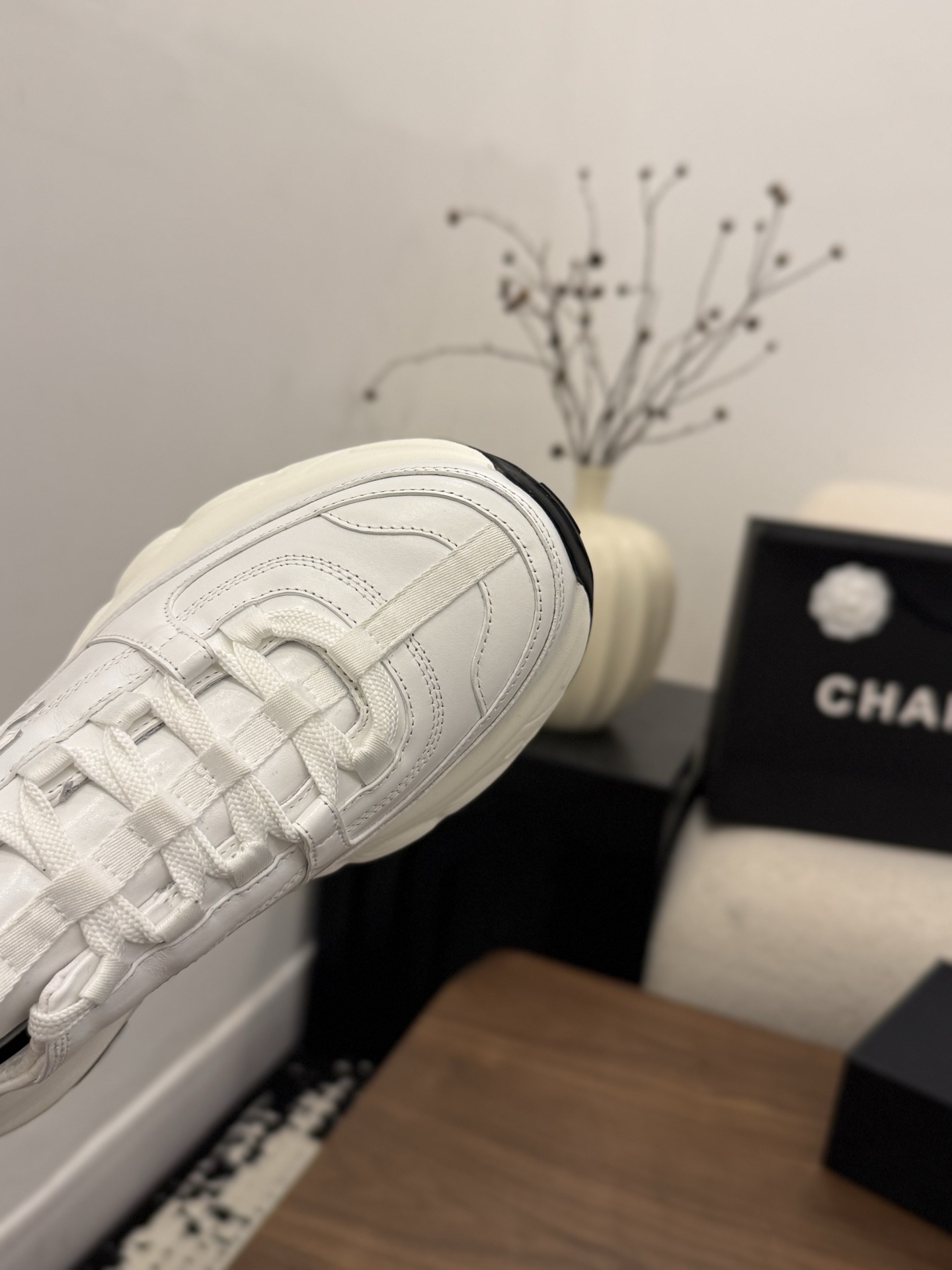 샤넬(CHANEL) 배색 캐주얼 스니커즈 신발