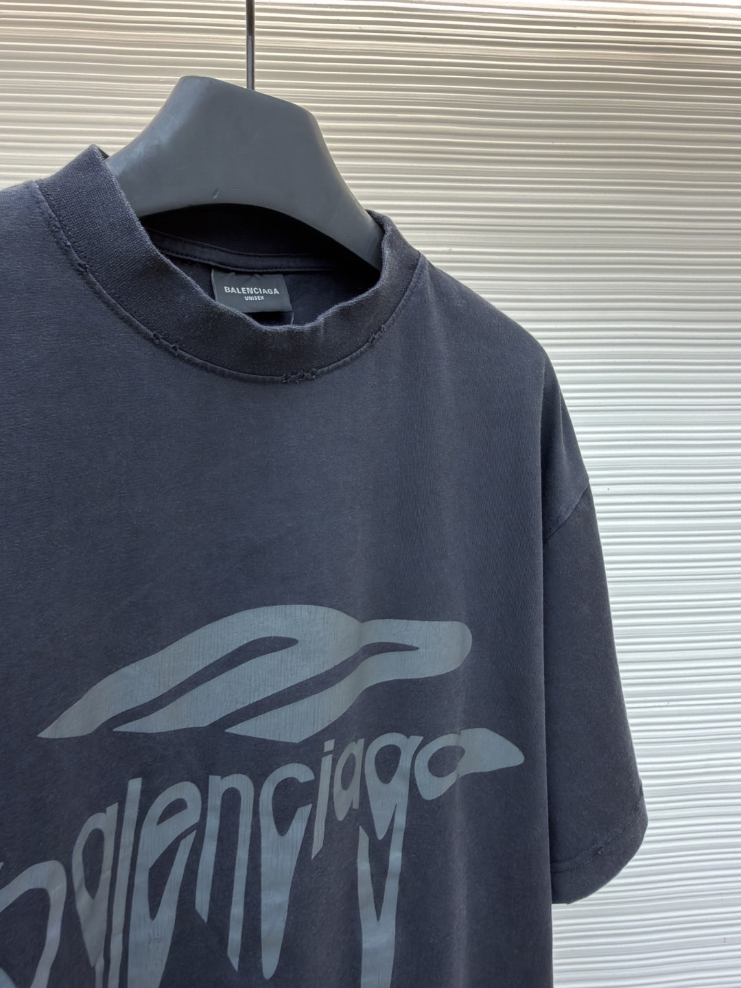 발렌시아가(BALENCIAGA) 멜팅 프린트 티셔츠 상의 의류