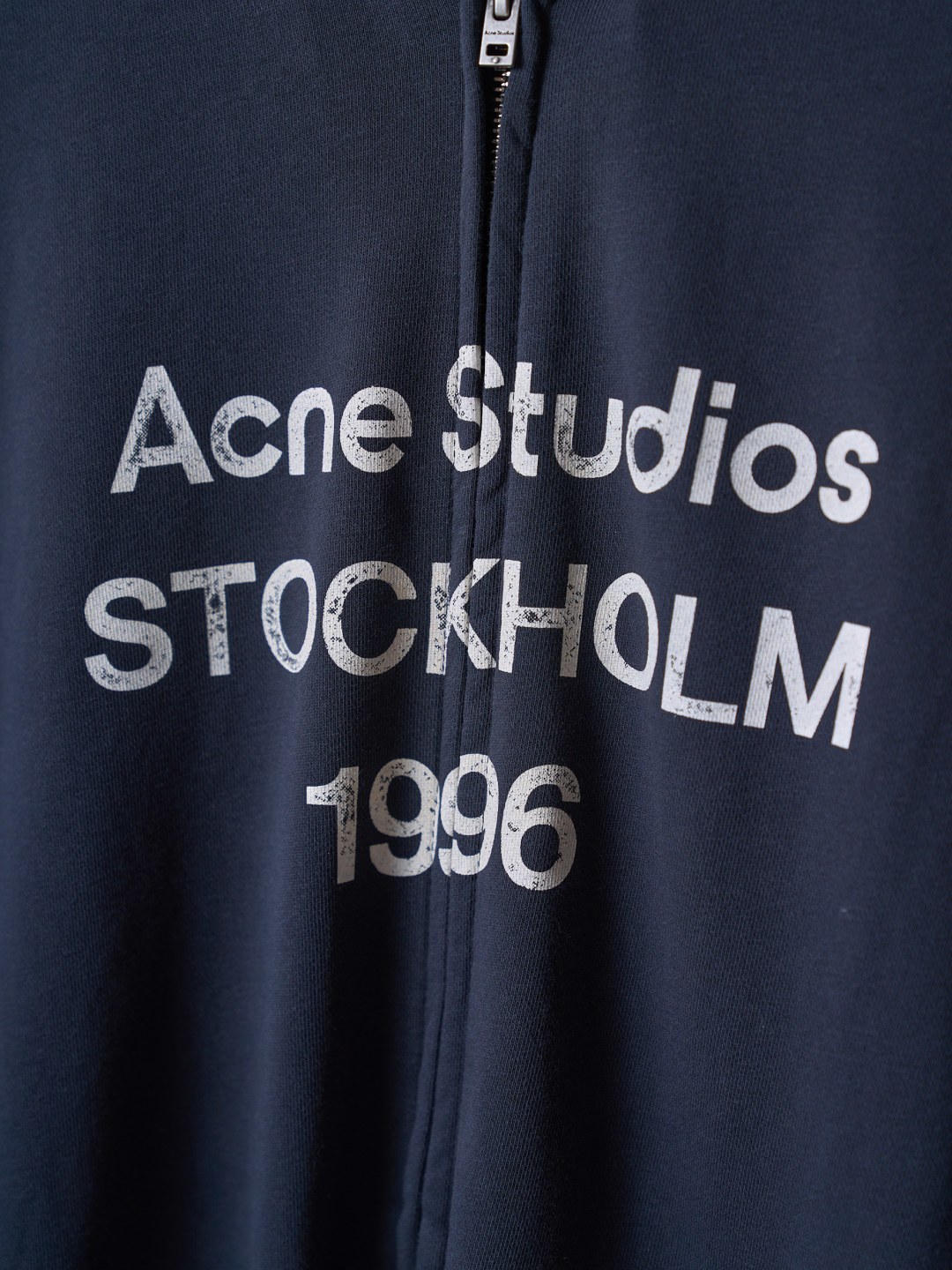 아크네(Acne studios) 빈티지 로고 집업 재킷 상의 의류