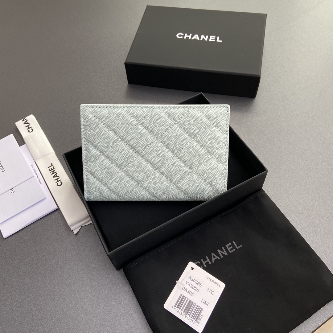 [Chanel] 샤넬 램스킨 퀼팅 패스포트 홀더/여권 지갑