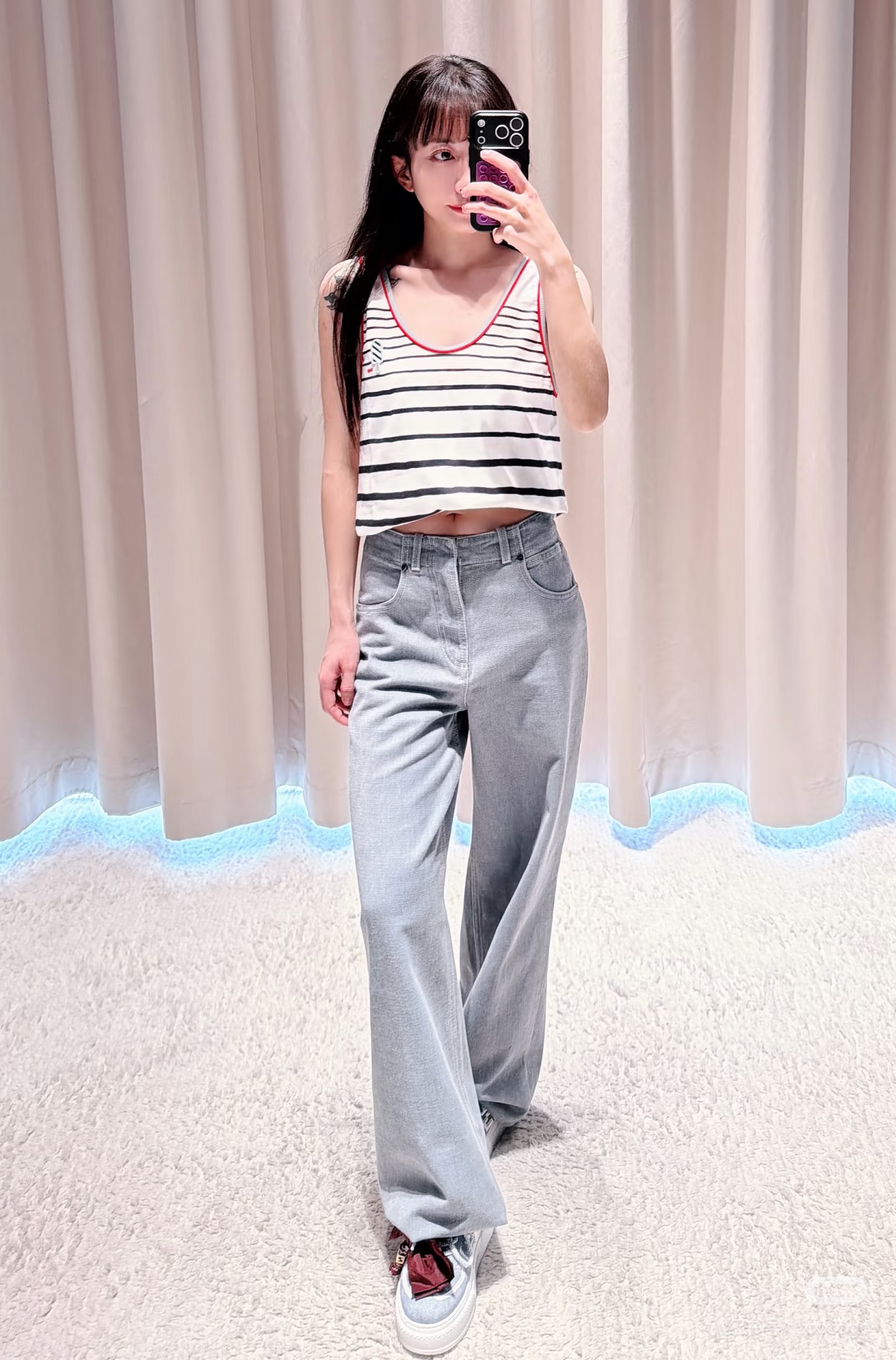 펜디(FENDI) 마린 스트라이프 니트 베스트 의류