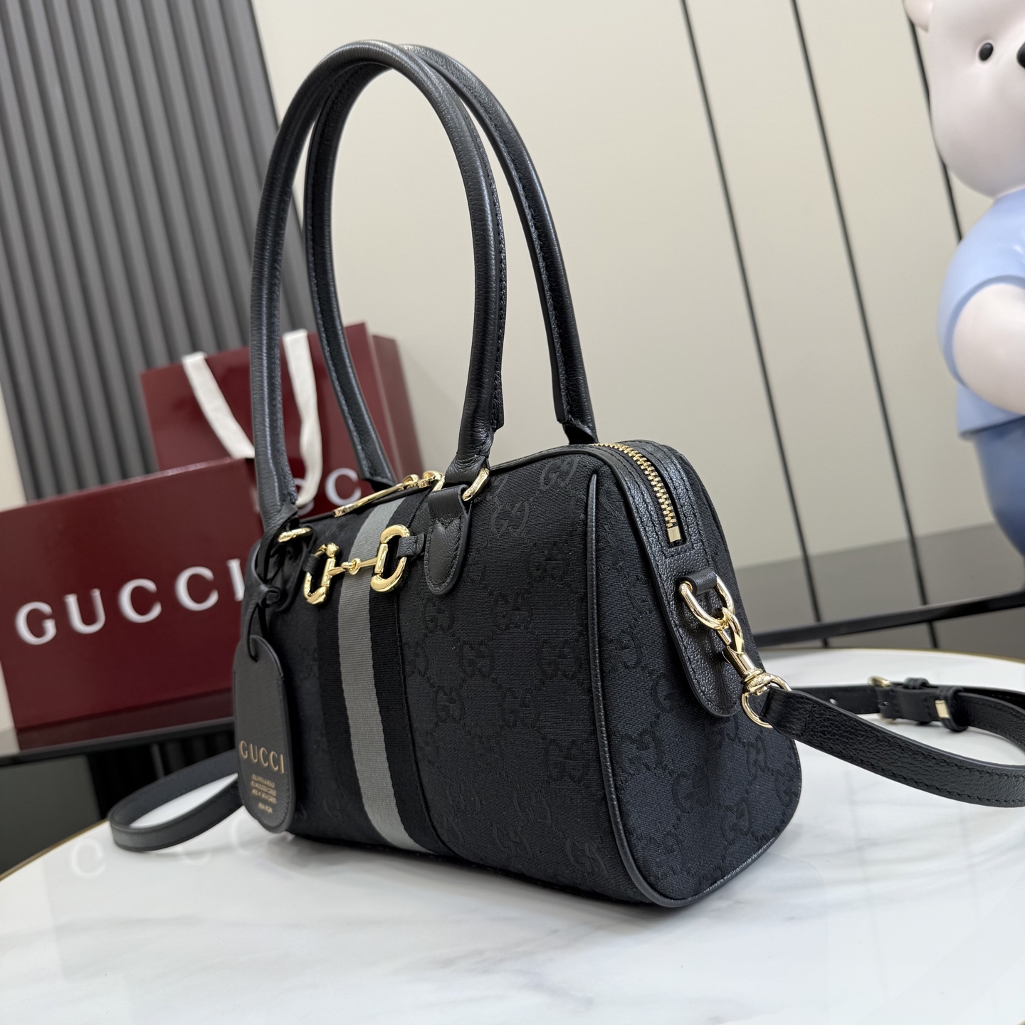 GUCCI 구찌 Gucci NY 컬렉션 보르세토(Borsetto) 핸드백 가방