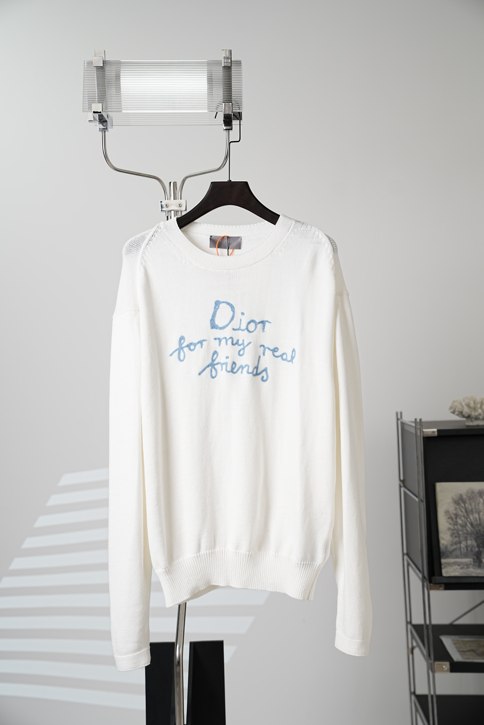 디올(DIOR) 레터링 자수 울 니트 상의 의류