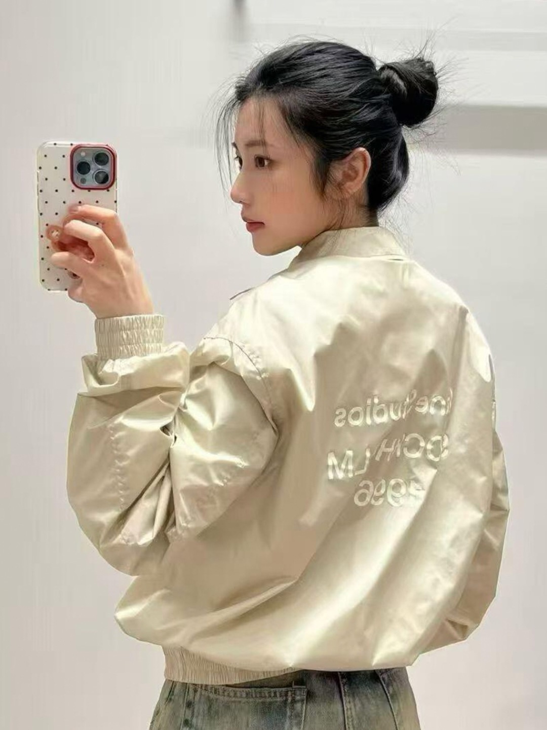 아크네(Acne studios) 로고 테크 집업 재킷 상의 의류