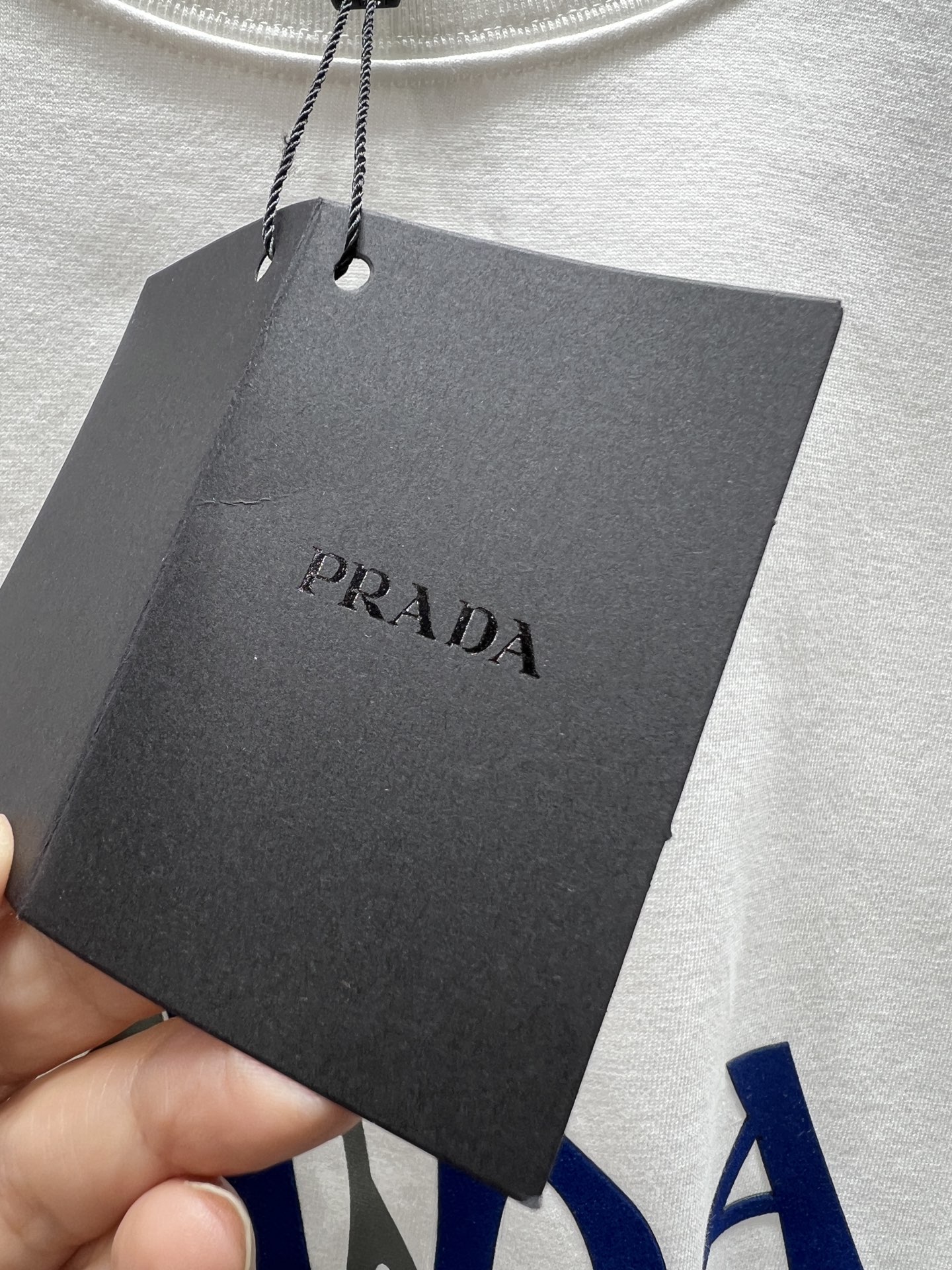 프라다(PRADA) 인물 프린트 반팔 티셔츠 상의 의류