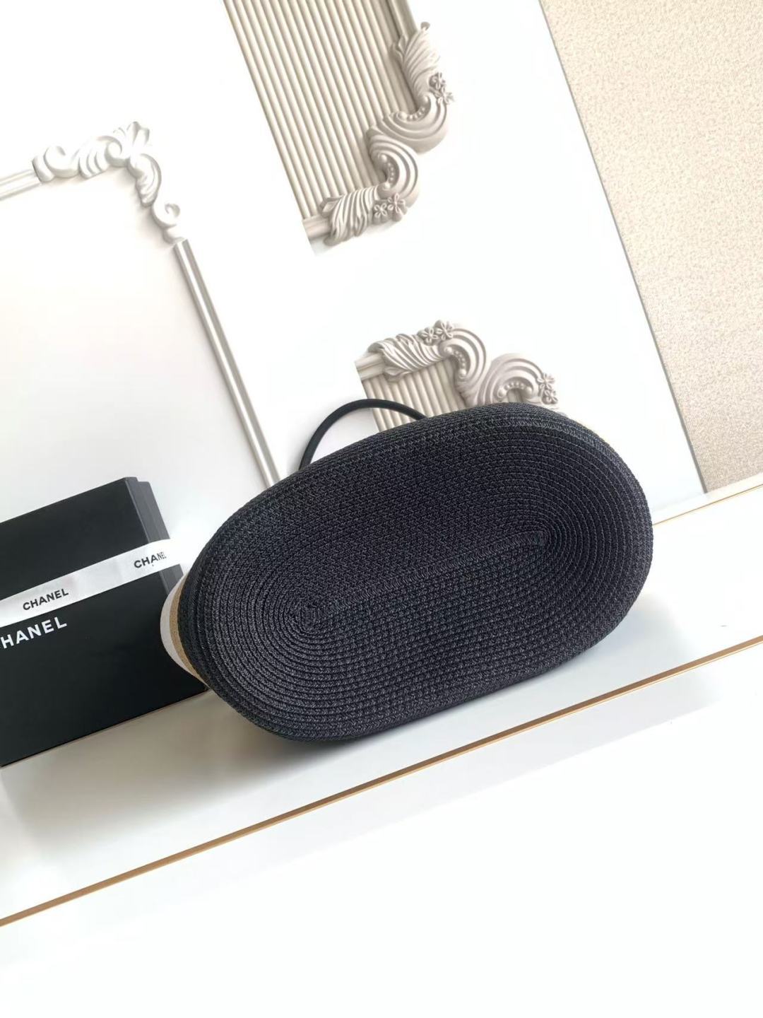 Chanel 샤넬 26C 라피아 & 스웨이드 위빙 쇼핑백 토트백 (AS6148) 가방