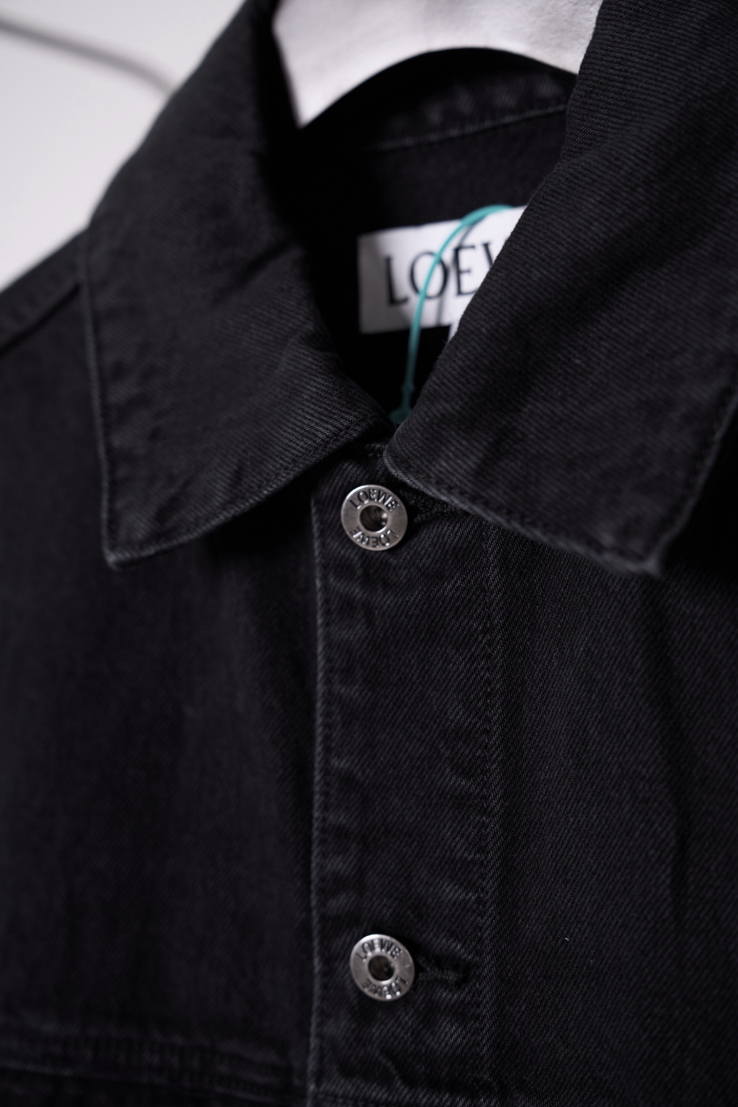 로에베(LOEWE) 워싱 데님 재킷 상의 의류