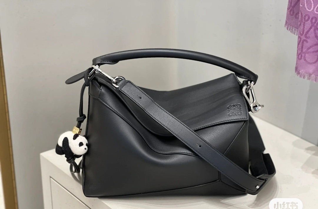 Loewe 로에베 퍼즐 미디엄 소프트 레더 백 가방