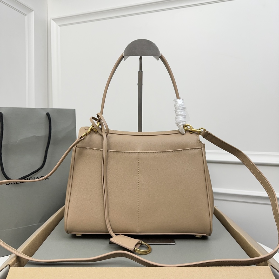 BALENCIAGA 발렌시아가 Rodeo 로데오 스몰 핸드백 (밀크티 컬러 / 골드 하드웨어) 가방