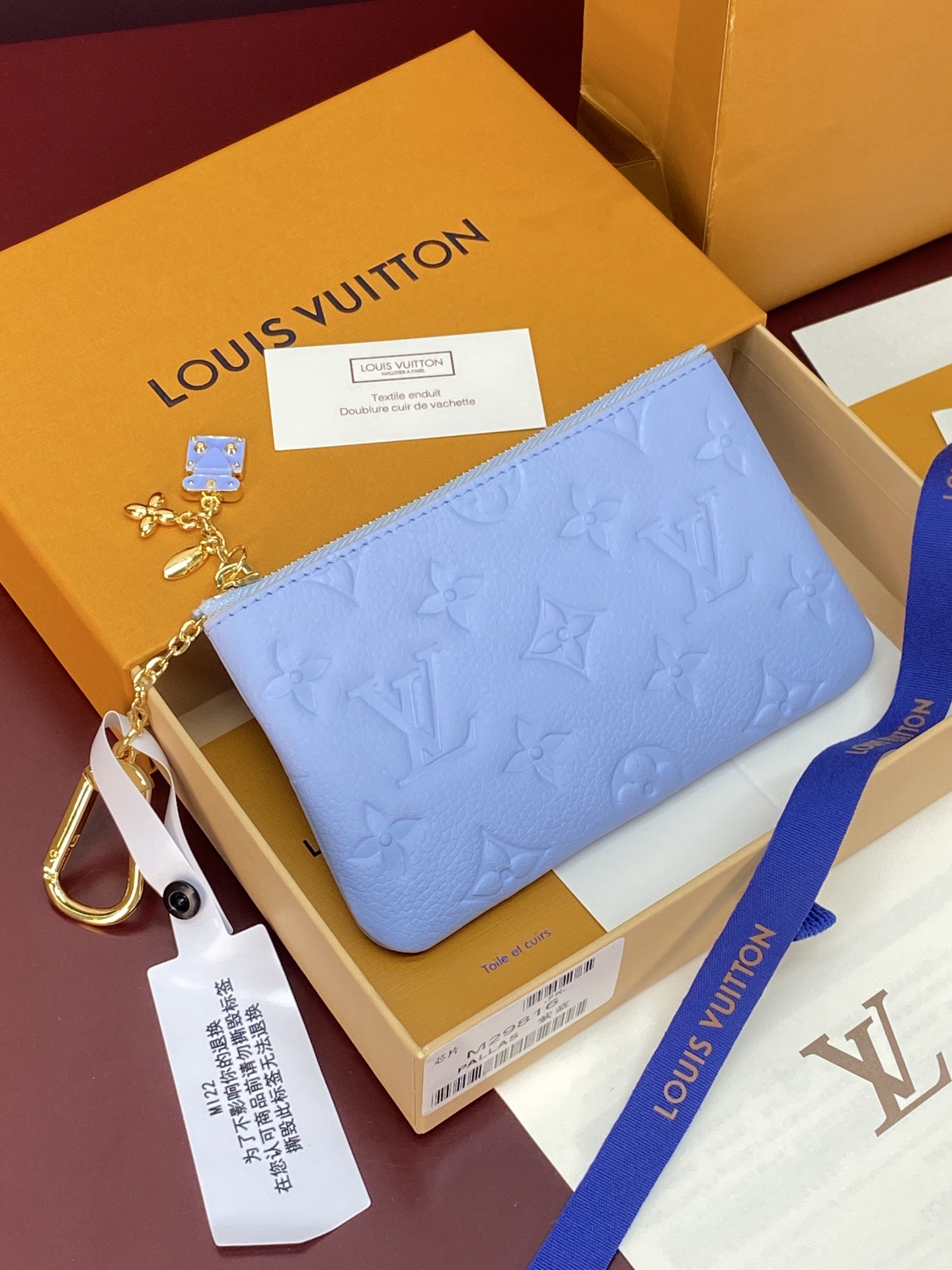 [Louis Vuitton] LV 루이비통 엠프레인 하이 섬머 키 앤 코인 파우치 지갑 M29816