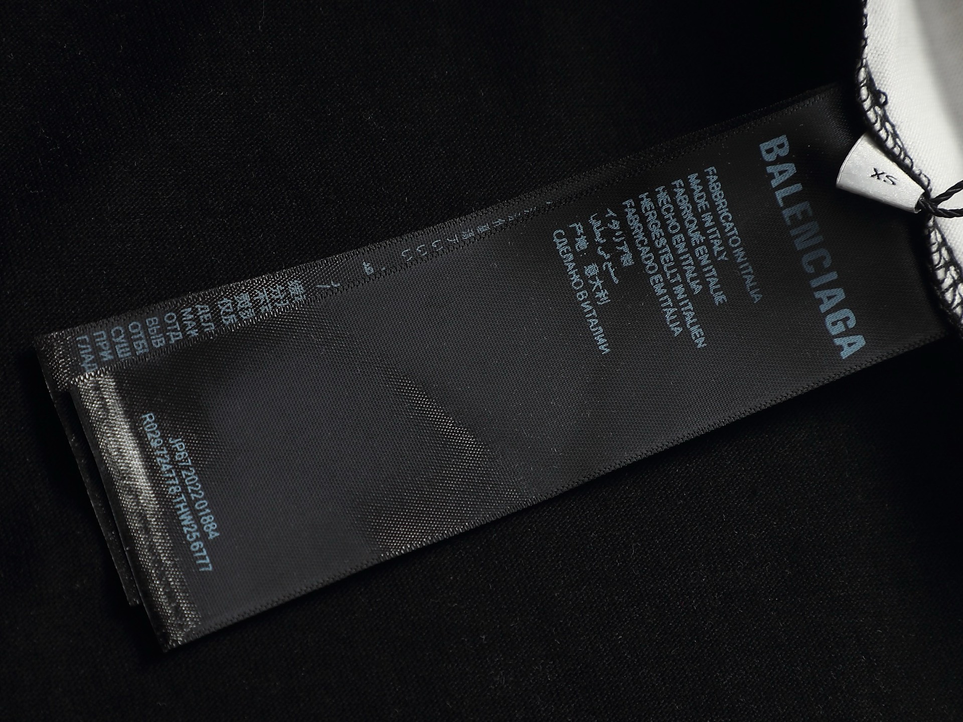 발렌시아가(BALENCIAGA) NBA 콜라보 배색 로고 반팔 티셔츠 상의 의류