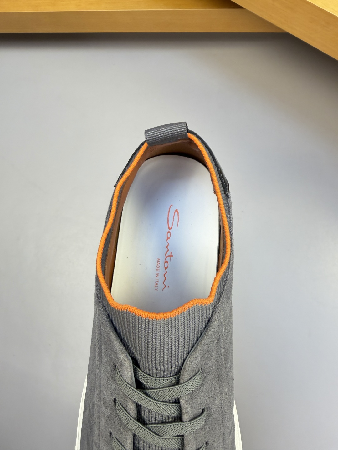 [Santoni] 산토니 프리미엄 스웨이드 캐주얼 스니커즈 신발