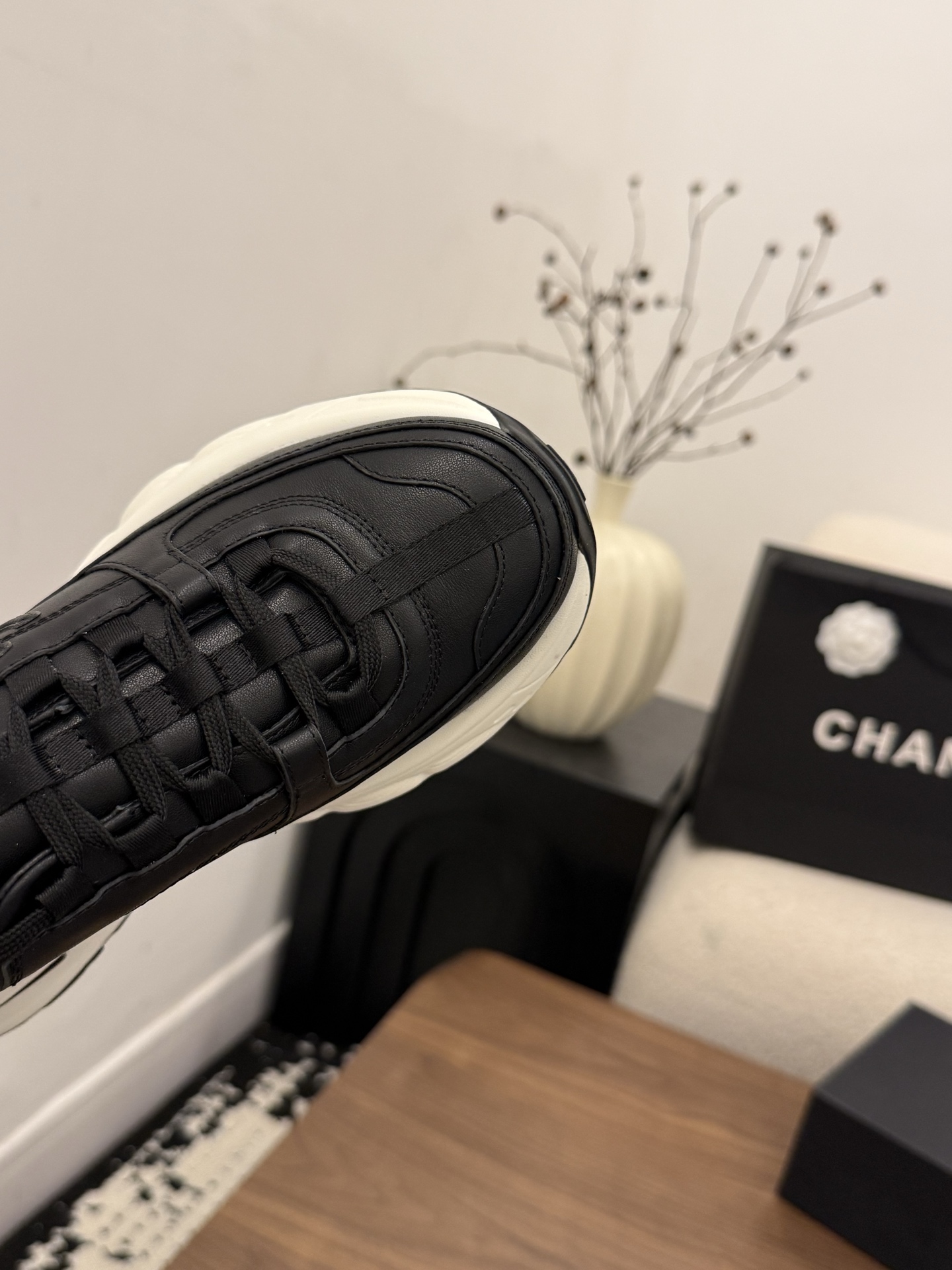 샤넬(CHANEL) 배색 캐주얼 스니커즈 신발