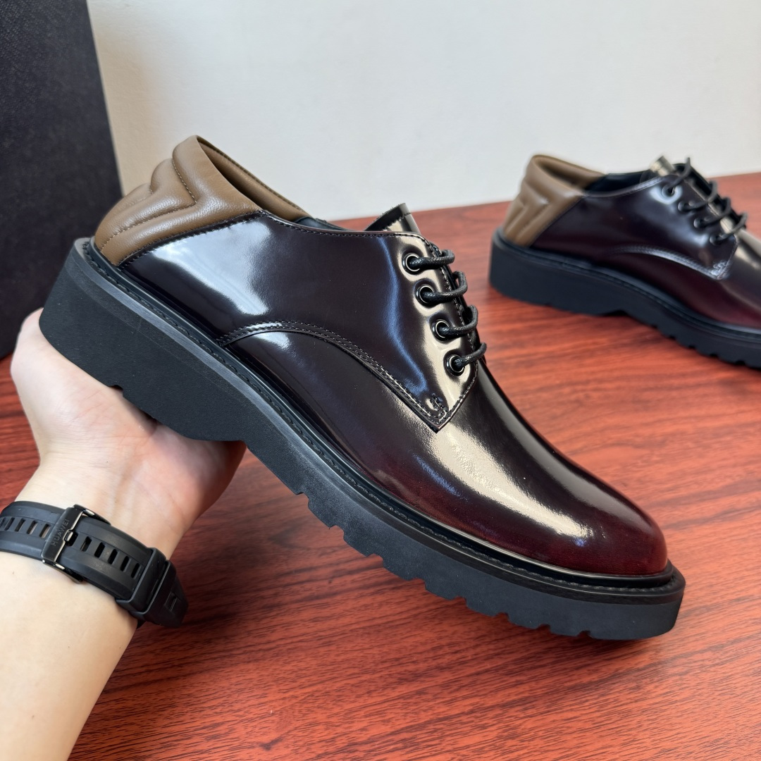 PRADA 프라다 투웨이 가죽 더비 슈즈 구두 신발