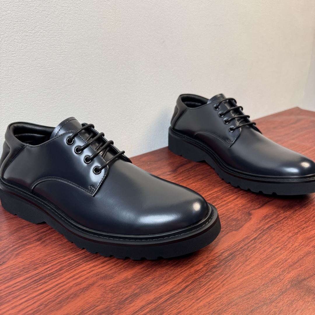 PRADA 프라다 투웨이 가죽 더비 슈즈 구두 신발