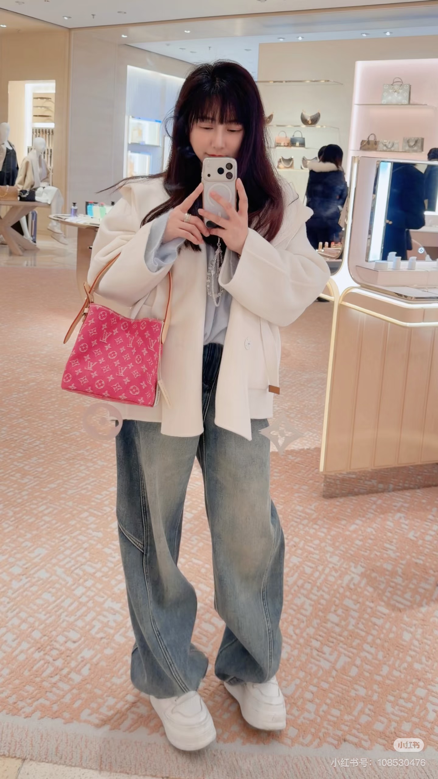 [Louis Vuitton] LV 루이비통 데님 랑데뷰 ALL IN BB 올 인 BB 버킷백 가방