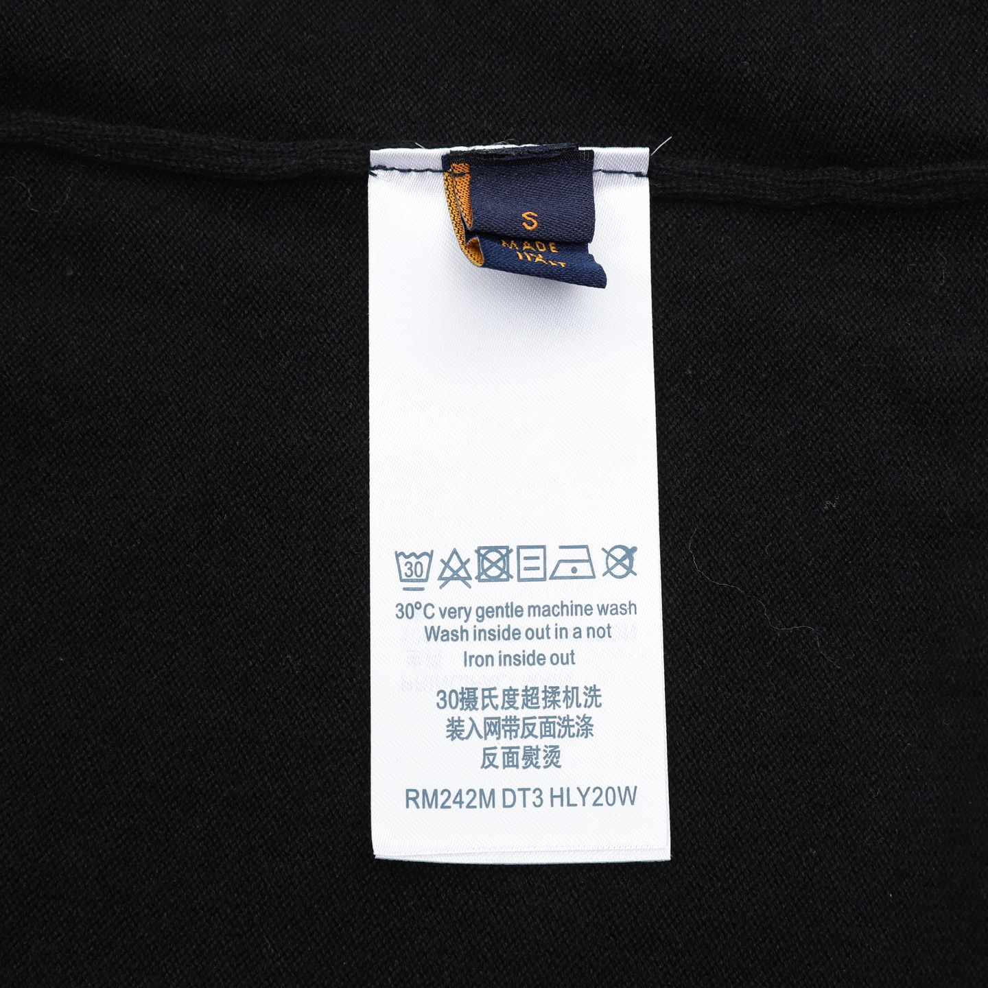 루이비통(LV) 자카드 미니 레터링 니트 반팔 티셔츠 상의 의류
