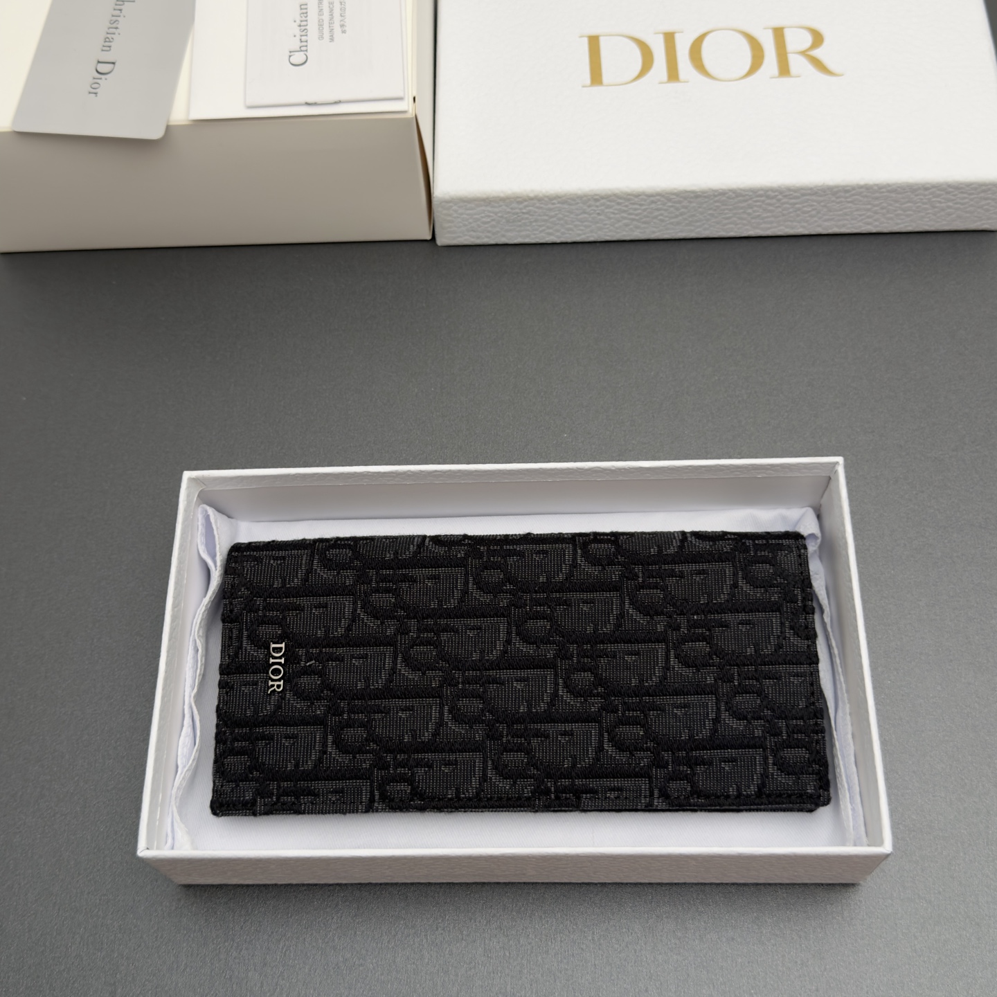 Dior 디올 맨즈 롱 바이폴드 장 지갑