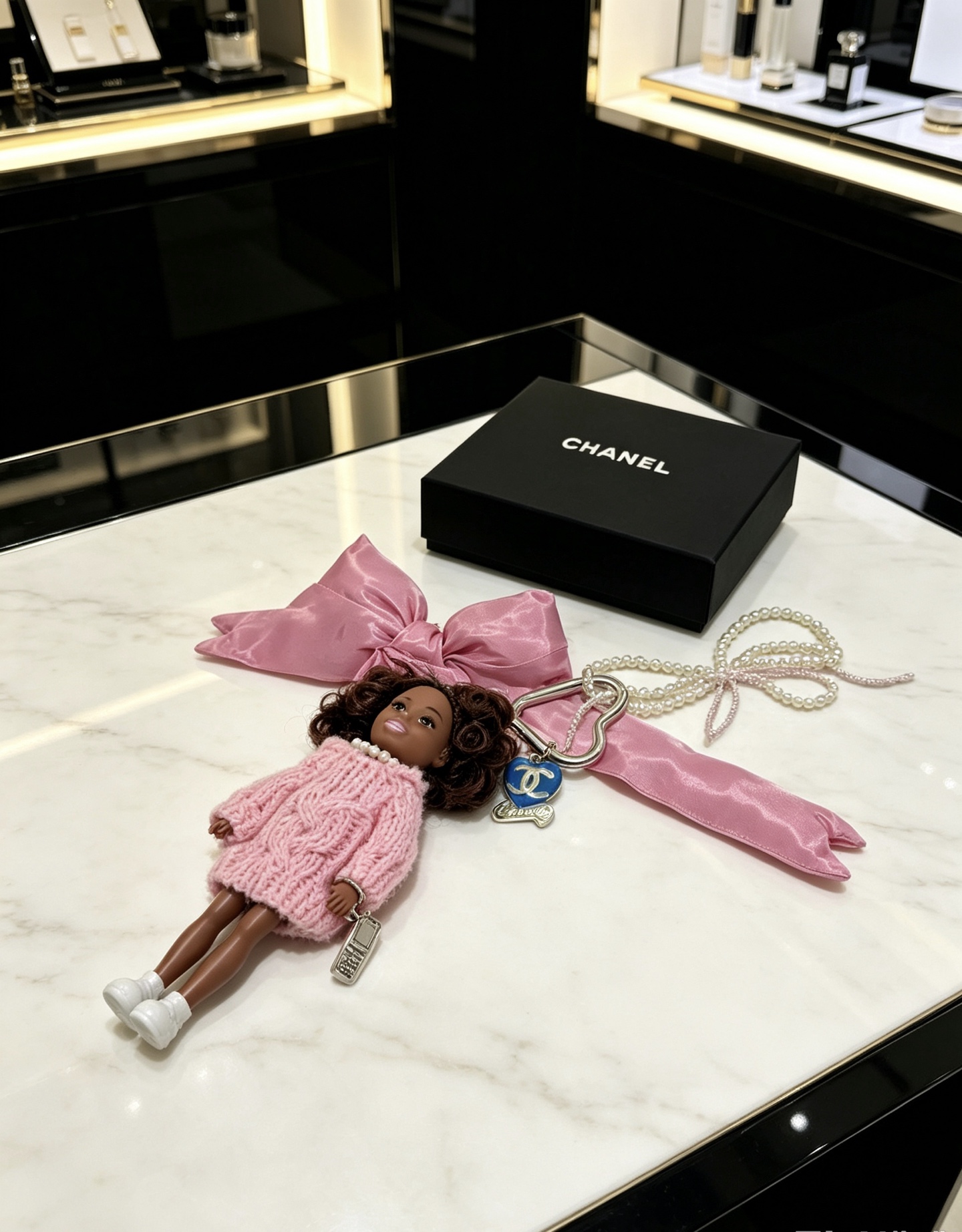 샤넬(CHANEL) 앵거 포레스트 멀티 참 키링 악세사리