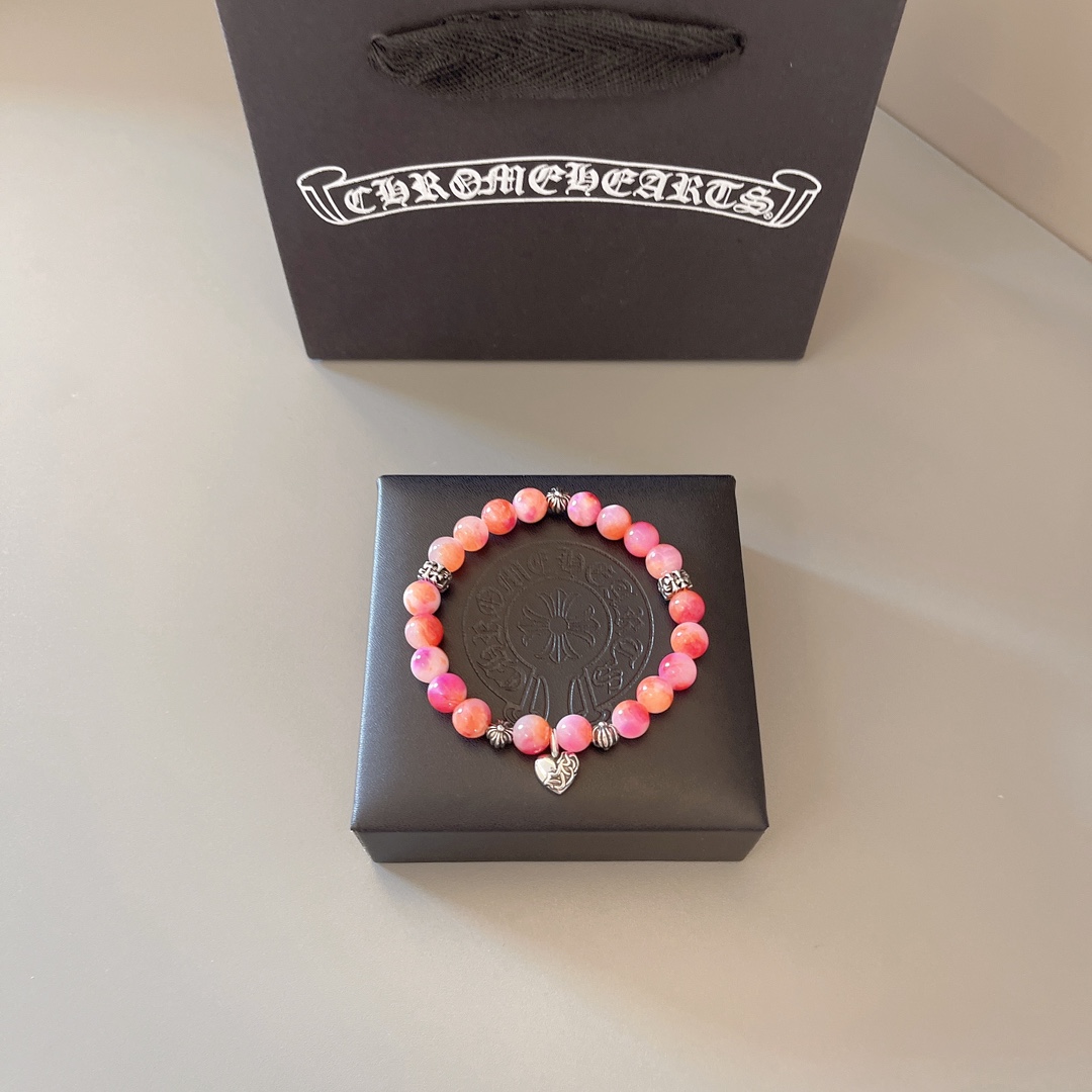 크롬하츠(CHROME HEARTS) 빈티지 크로스 비즈 팔찌 악세사리