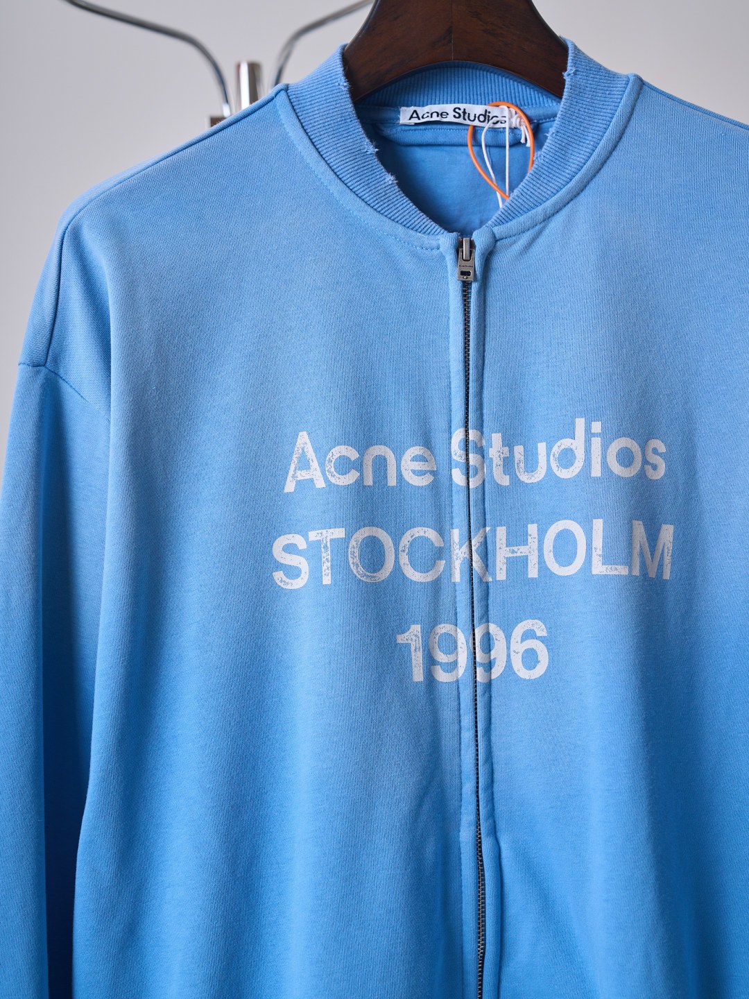 아크네(Acne studios) 빈티지 로고 집업 재킷 상의 의류