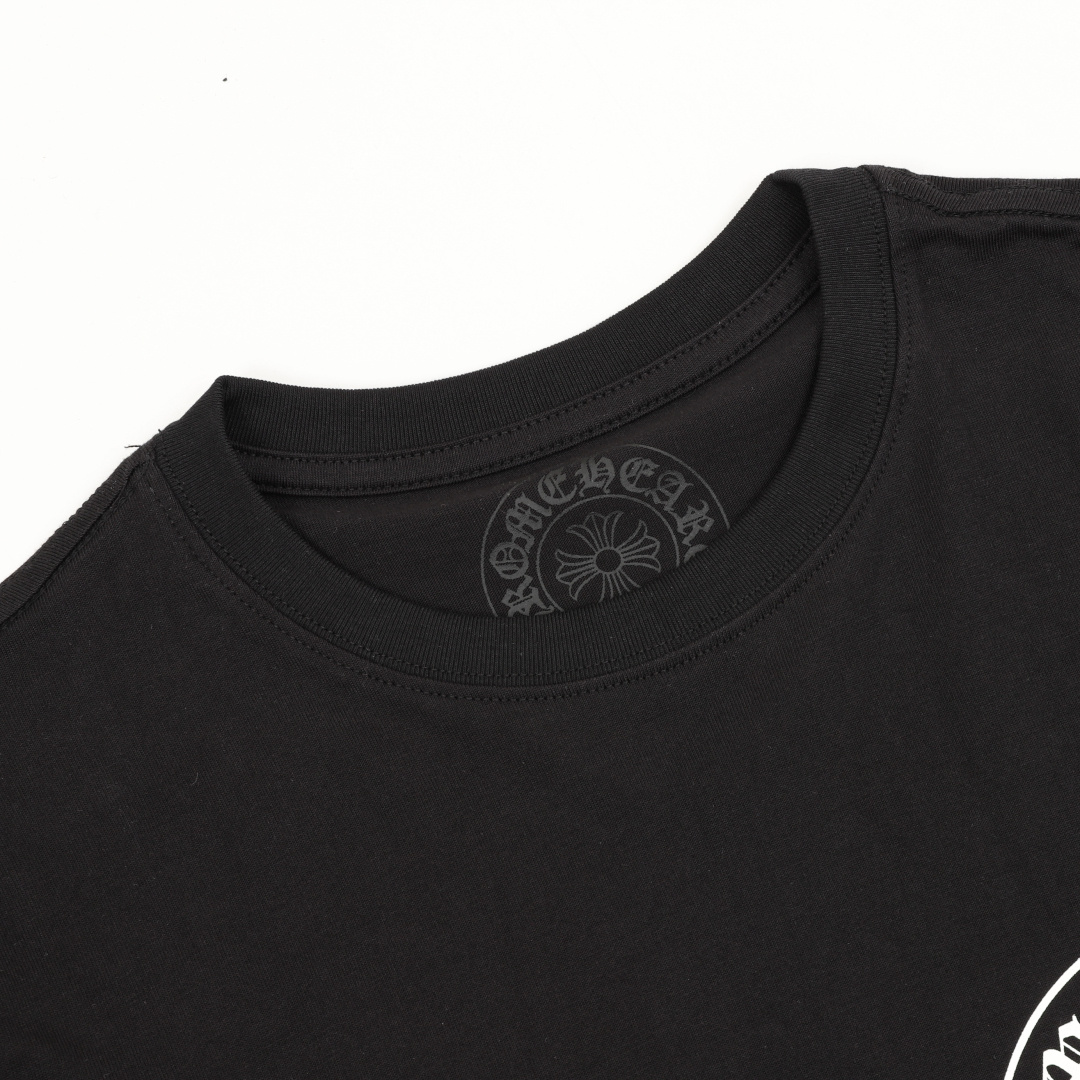 크롬하츠(CHROME HEARTS) 크로스 호스슈 프린트 반팔 티셔츠 상의 의류