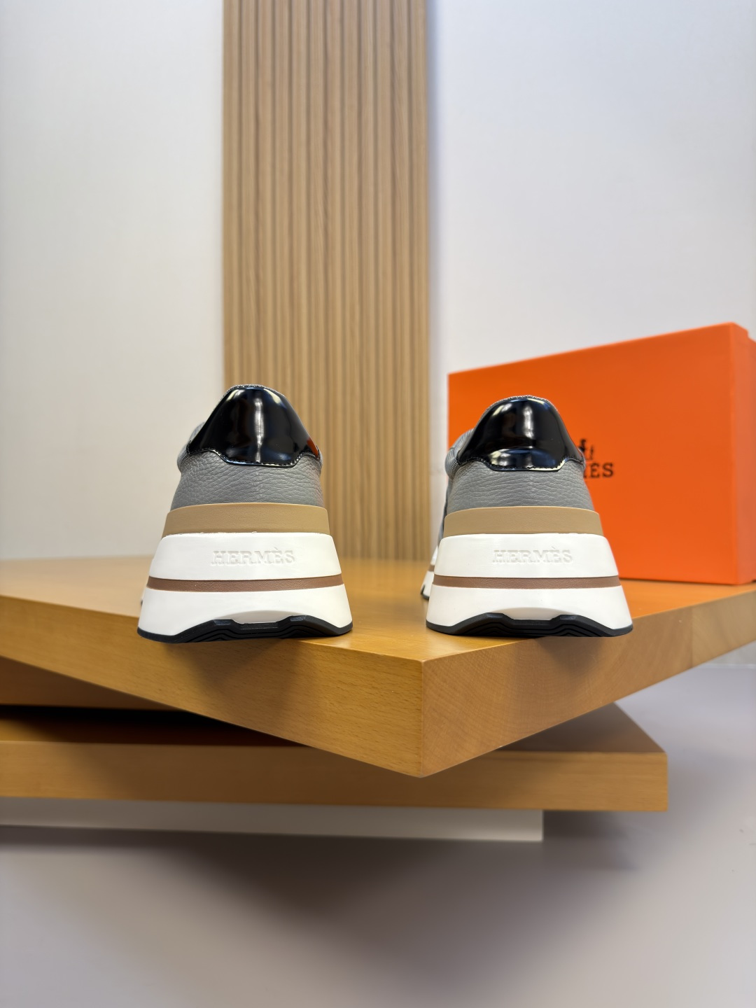 Hermes 에르메스 H 로고 캐주얼 운동화 스니커즈 신발