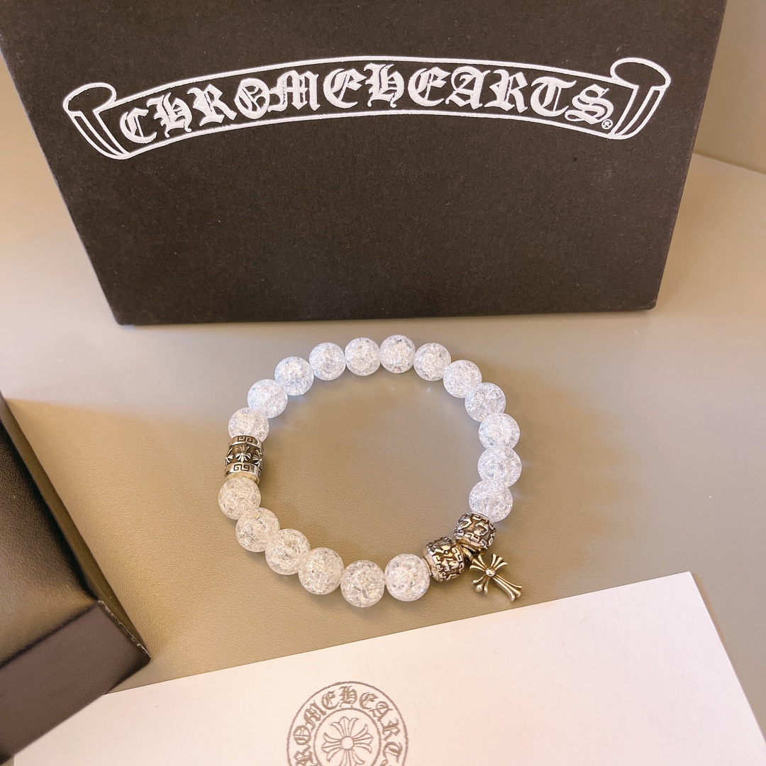 크롬하츠(CHROME HEARTS) 빈티지 크로스 비즈 팔찌 악세사리