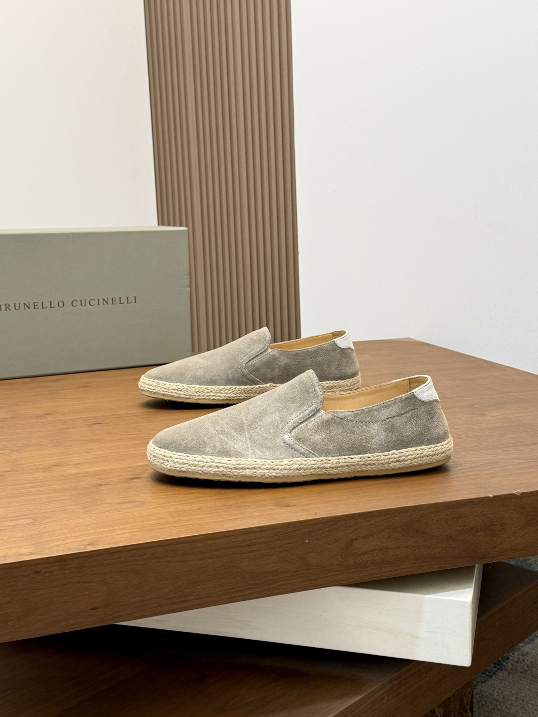 [Brunello Cucinelli] 브루넬로 쿠치넬리 맨즈 스웨이드 캐주얼 로퍼 신발